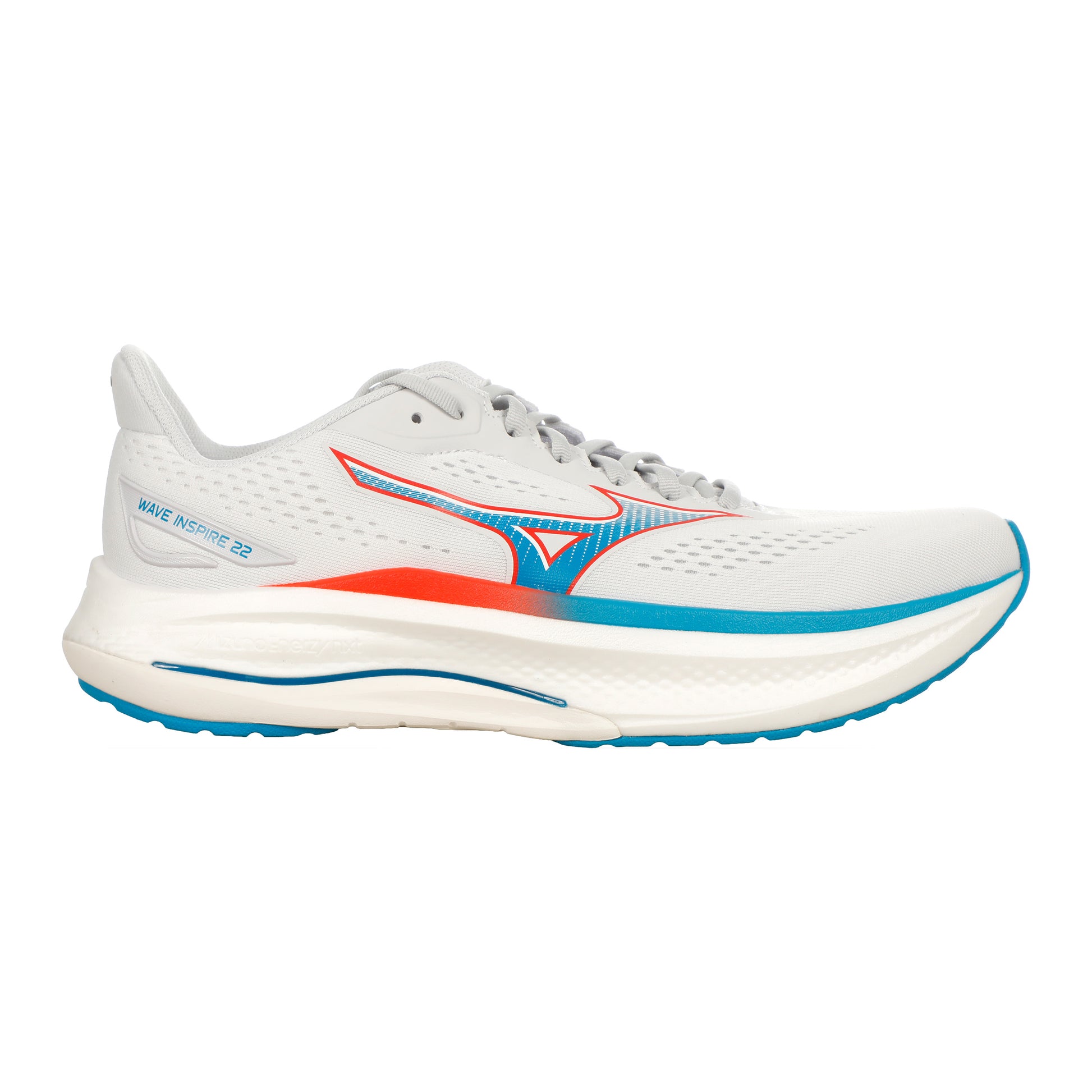 Mizuno Wave Inspire 22  Støttesko Herrer - creme, blå