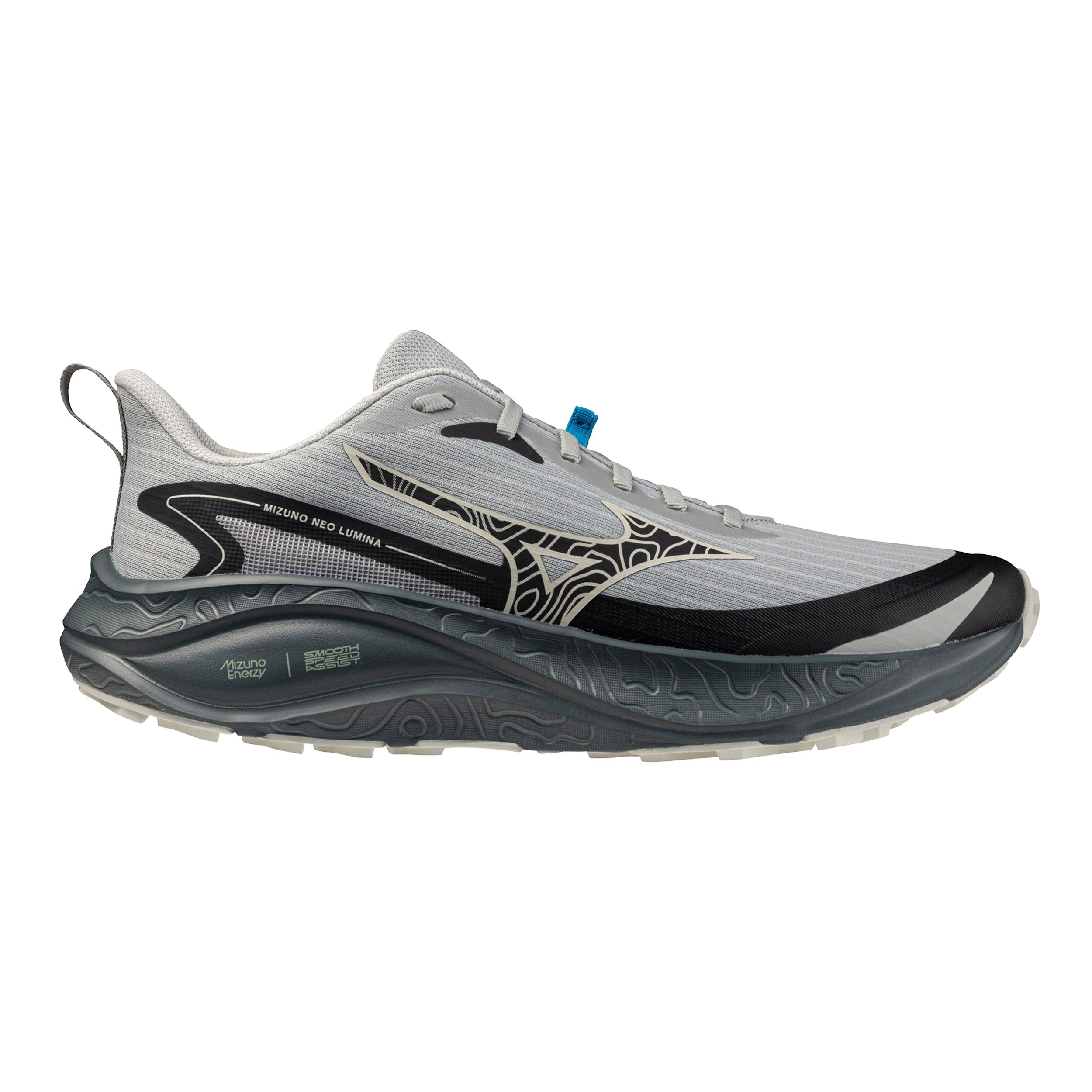 Mizuno Neo Lumina  Trailsko Herrer - lysegrå, mørkegrå