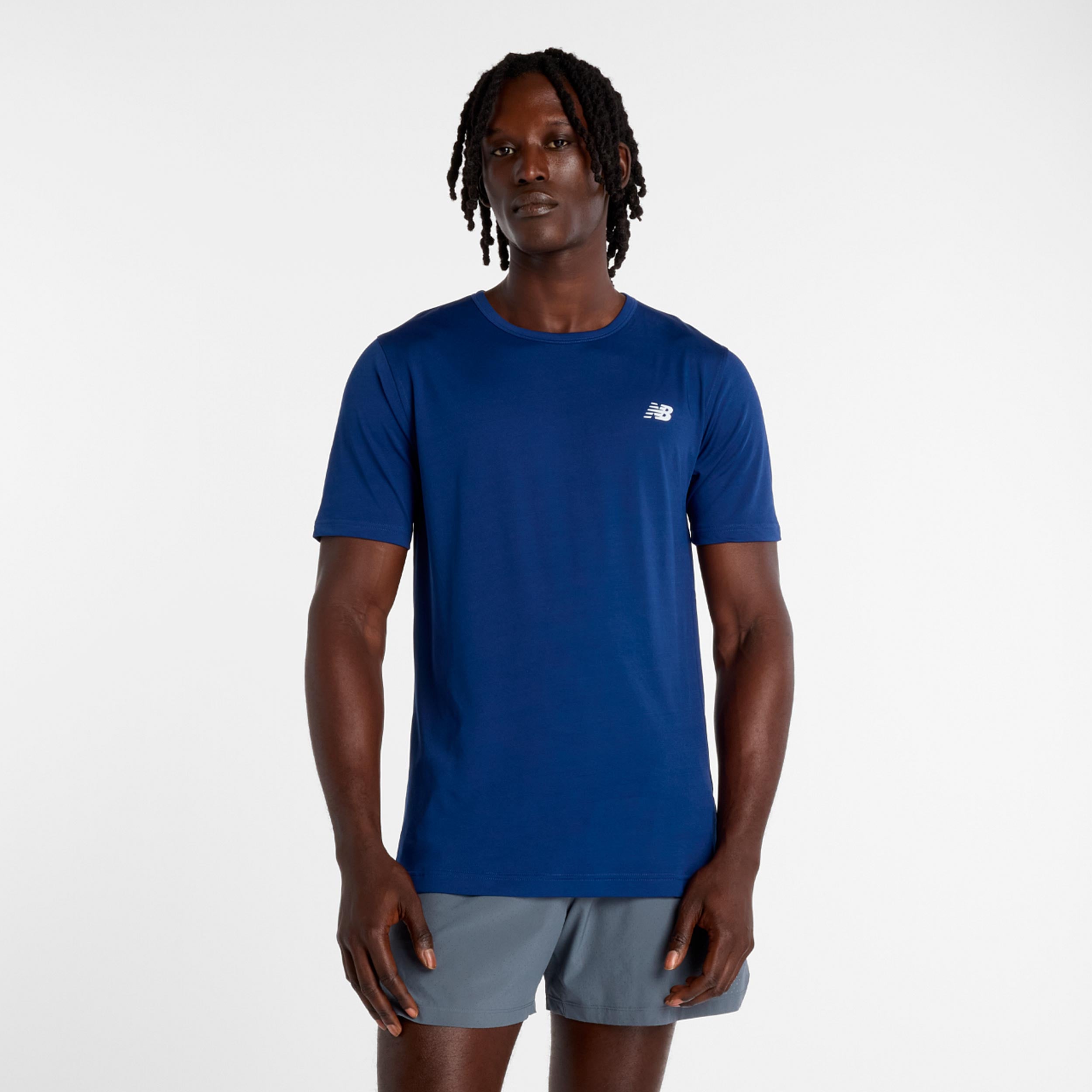 New Balance Sport Essentials Utility T-shirt Herrer-blå, hvid