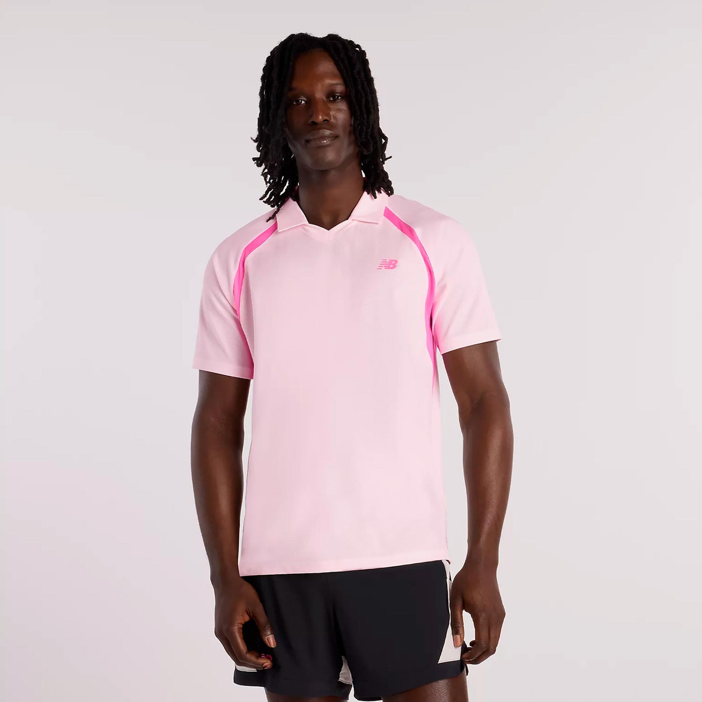 New Balance Tournament T-shirt Herrer-rosa, hvid