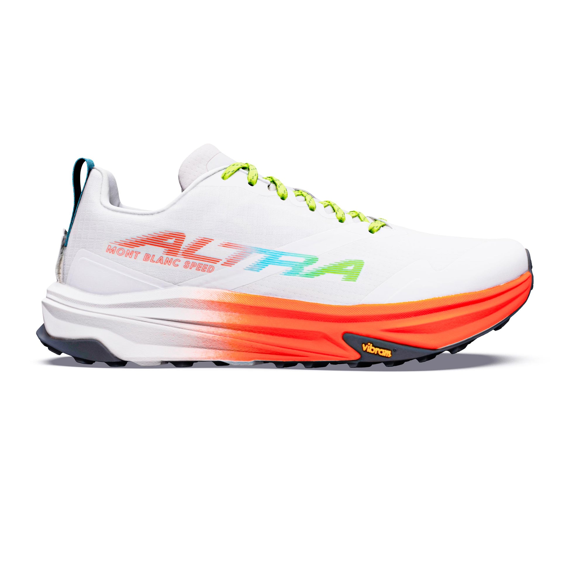 Altra Mont Blanc Speed Trailsko Herrer - hvid, koral