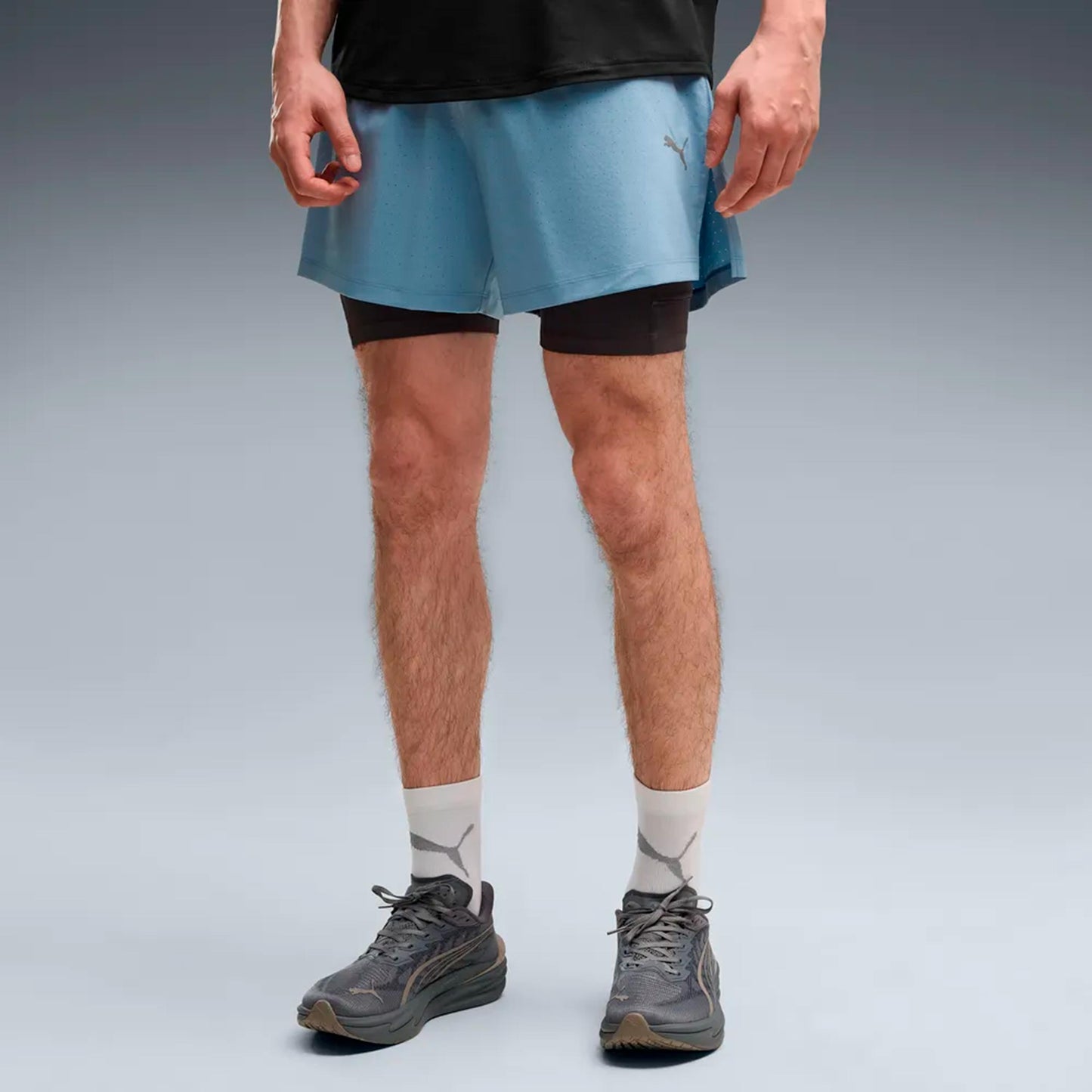 Puma Dreamrun DryCell 2in1 5in  Løbeshorts Herrer - blå