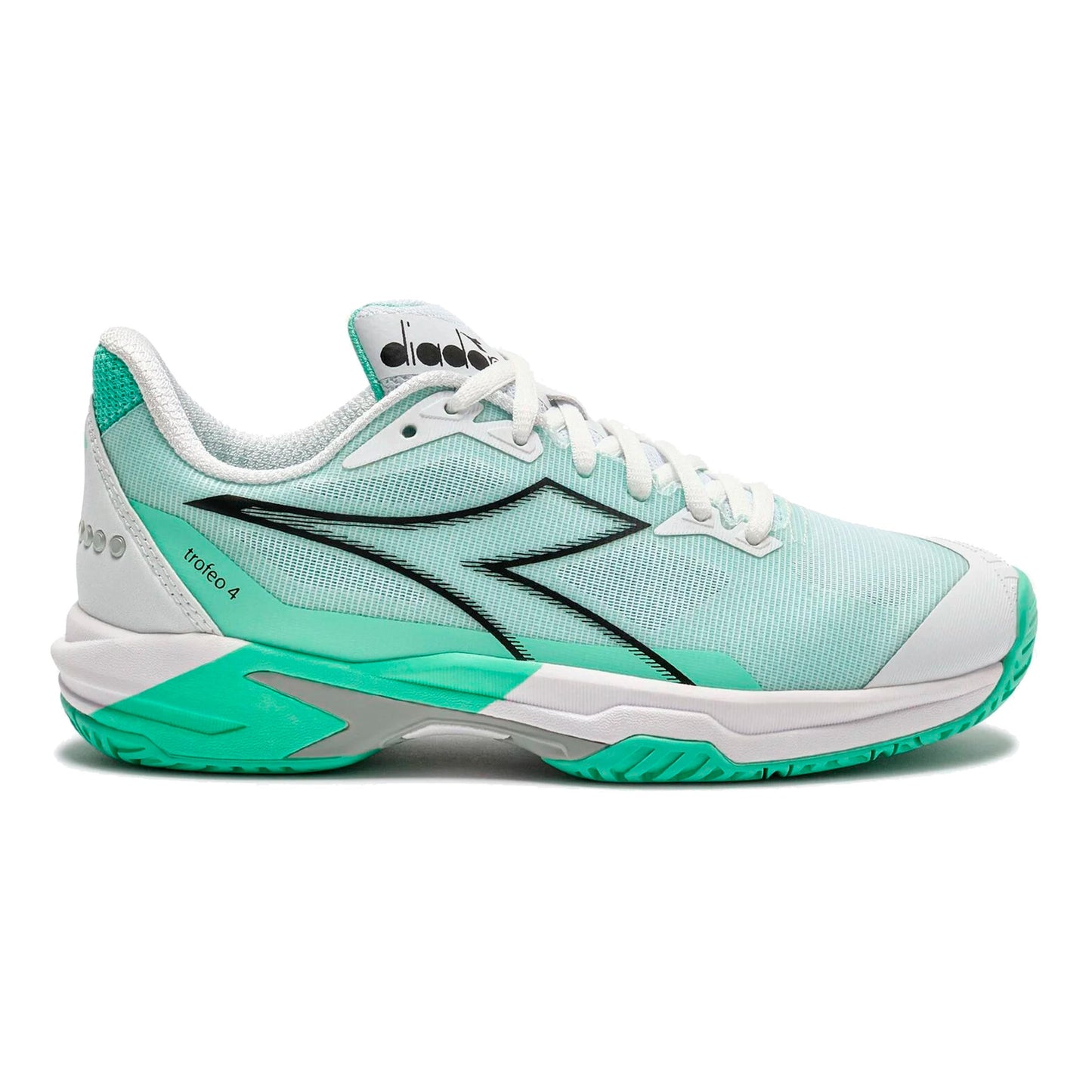 Diadora Trofeo 4 Allcourt-sko Damer-hvid, sort