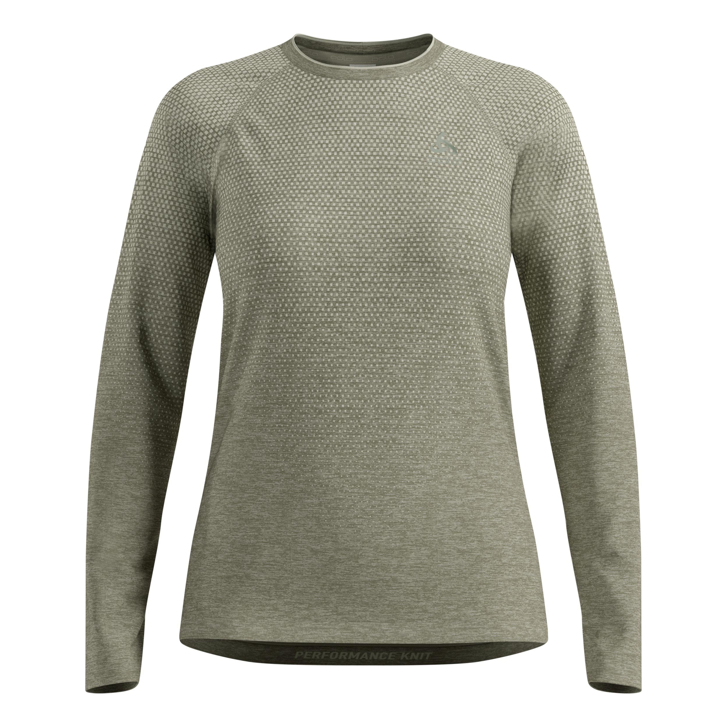 Odlo Essential Seamless Løbetrøje Damer-oliven