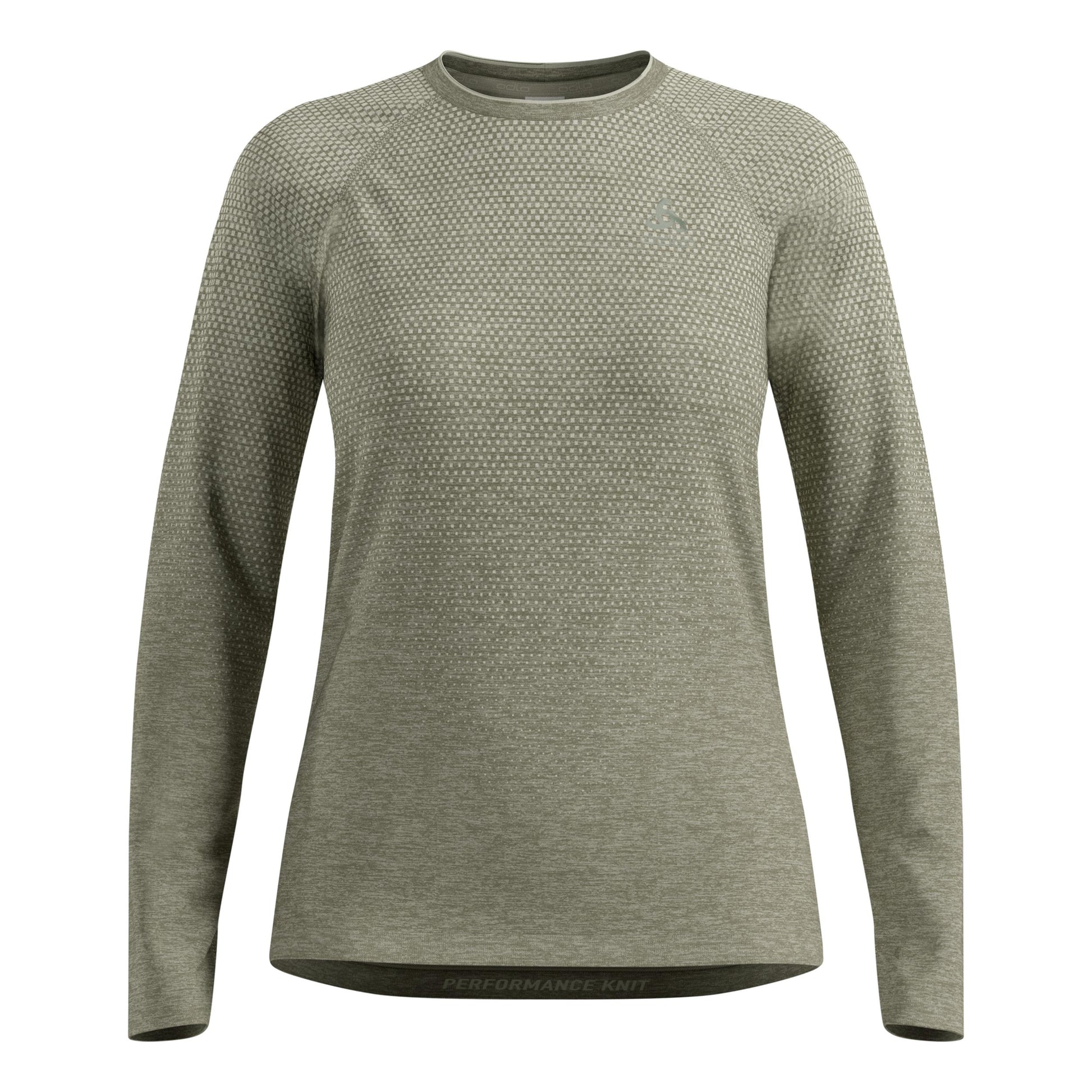 Odlo Essential Seamless Løbetrøje Damer-oliven