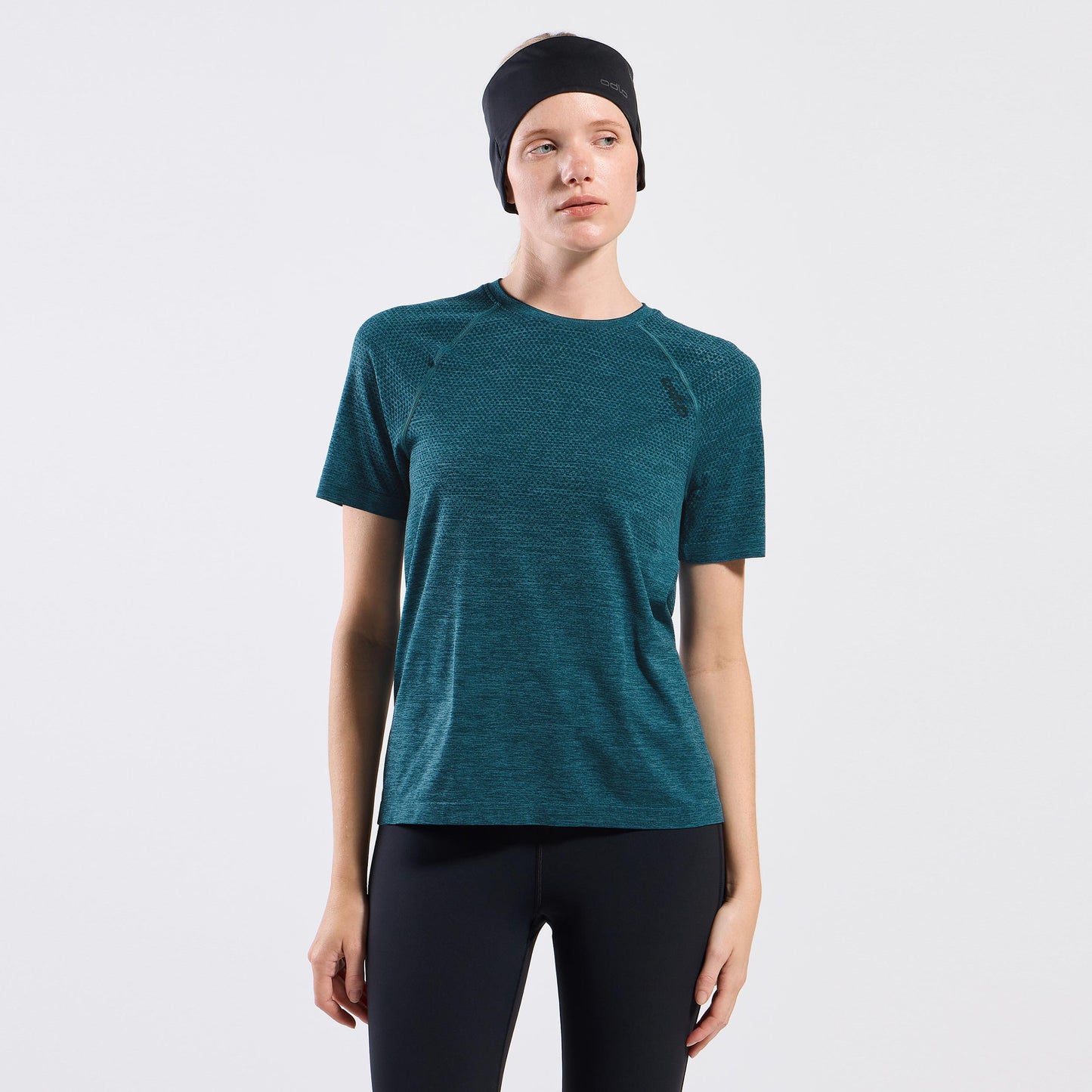 Odlo Essential Seamless  Løbetrøje Damer - petrol