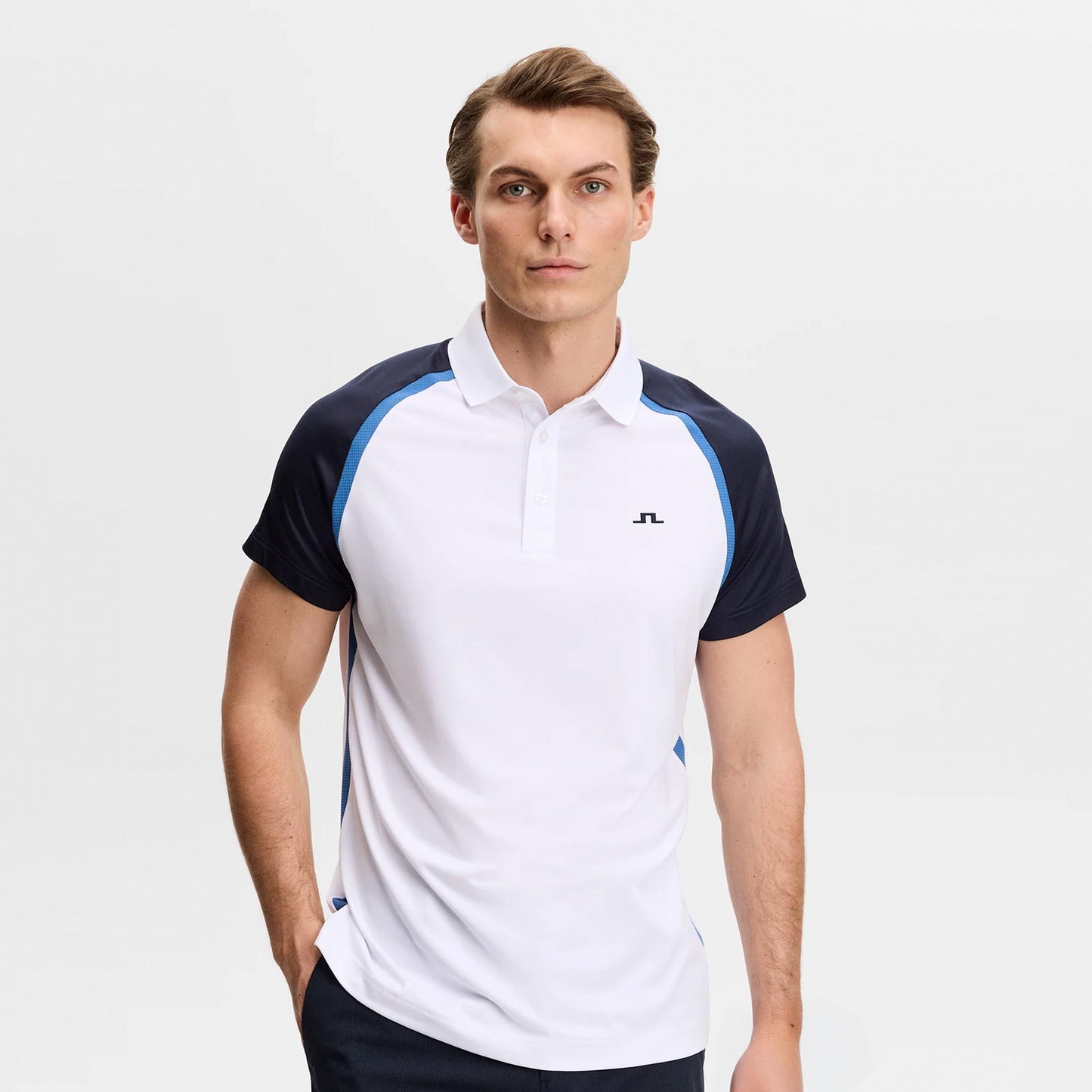 JLindeberg Bruce Polo Herrer-mørkeblå