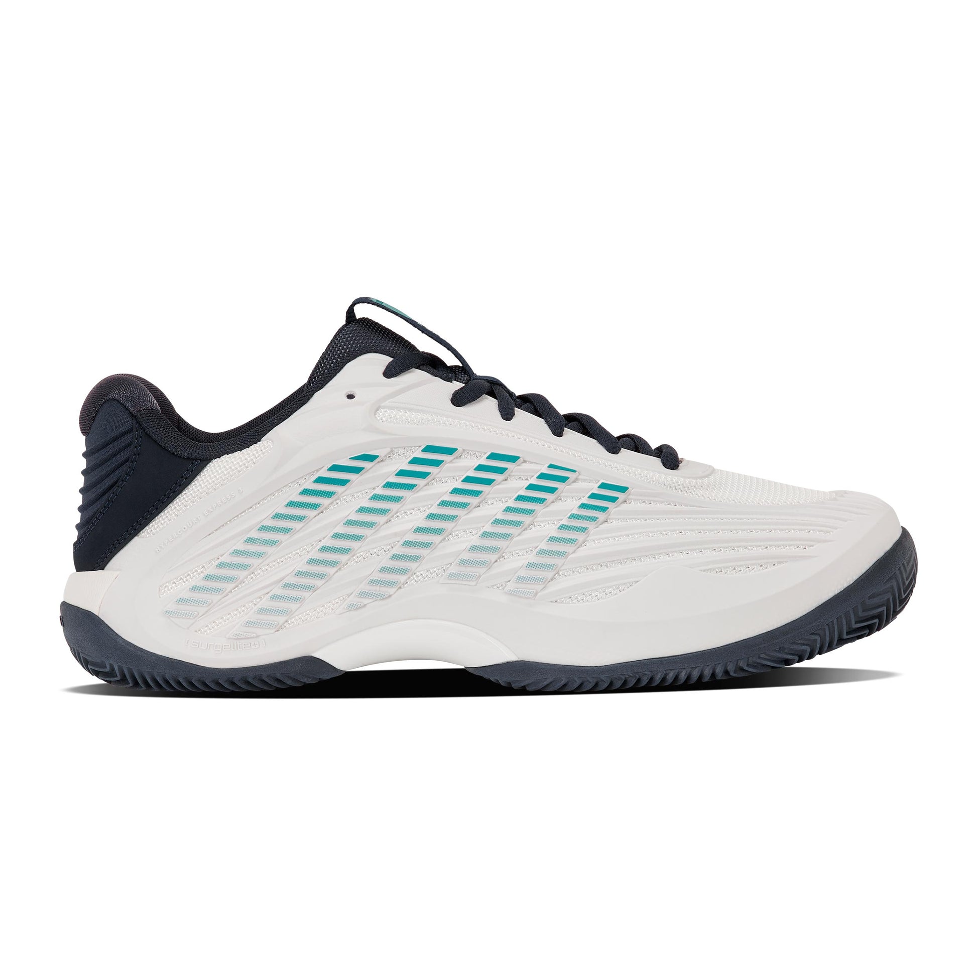 K-Swiss Hypercourt Express 3 Grusbanesko Herrer - hvid, turkis