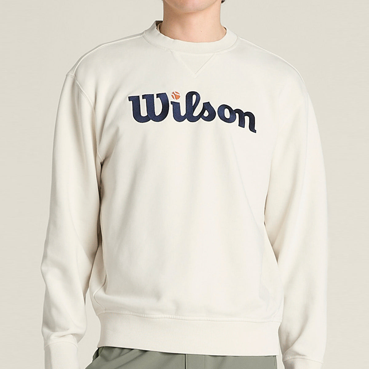 Wilson Playstate French Terry Sweatshirt Herrer-sand