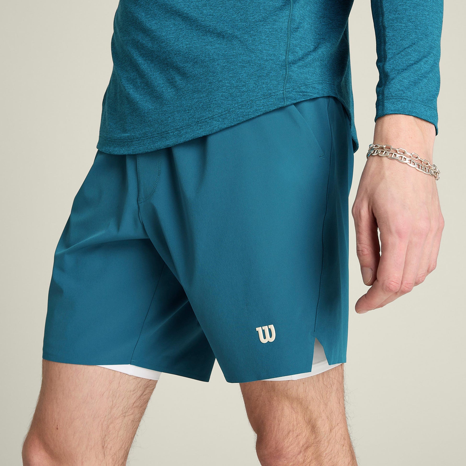 Wilson Tournament 7in Shorts Herrer-blå