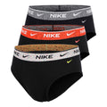 Essential Cotton Stretch Brief Boksershorts - Pakke med 3 Herrer-sort, rød
