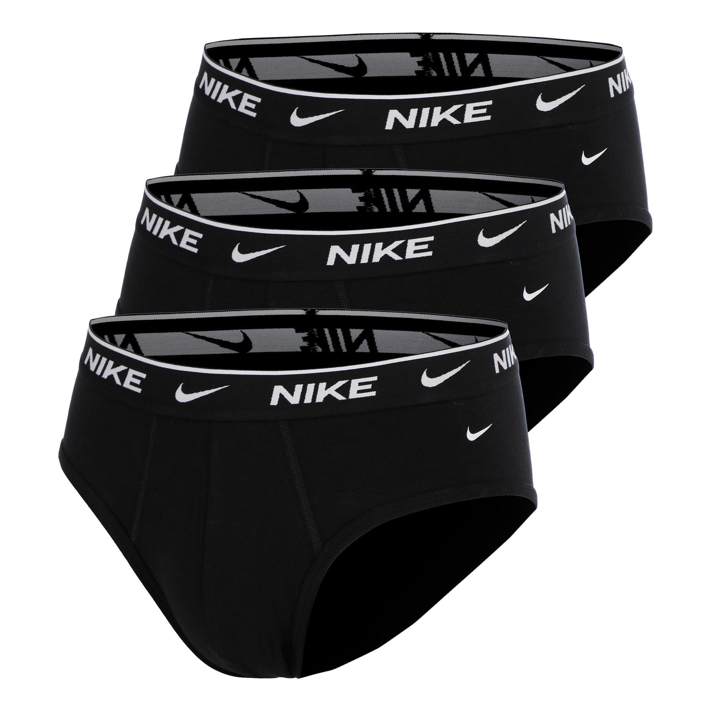 Nike Essential Cotton Stretch Trusse Pakke med 3 Herrer - sort, sort