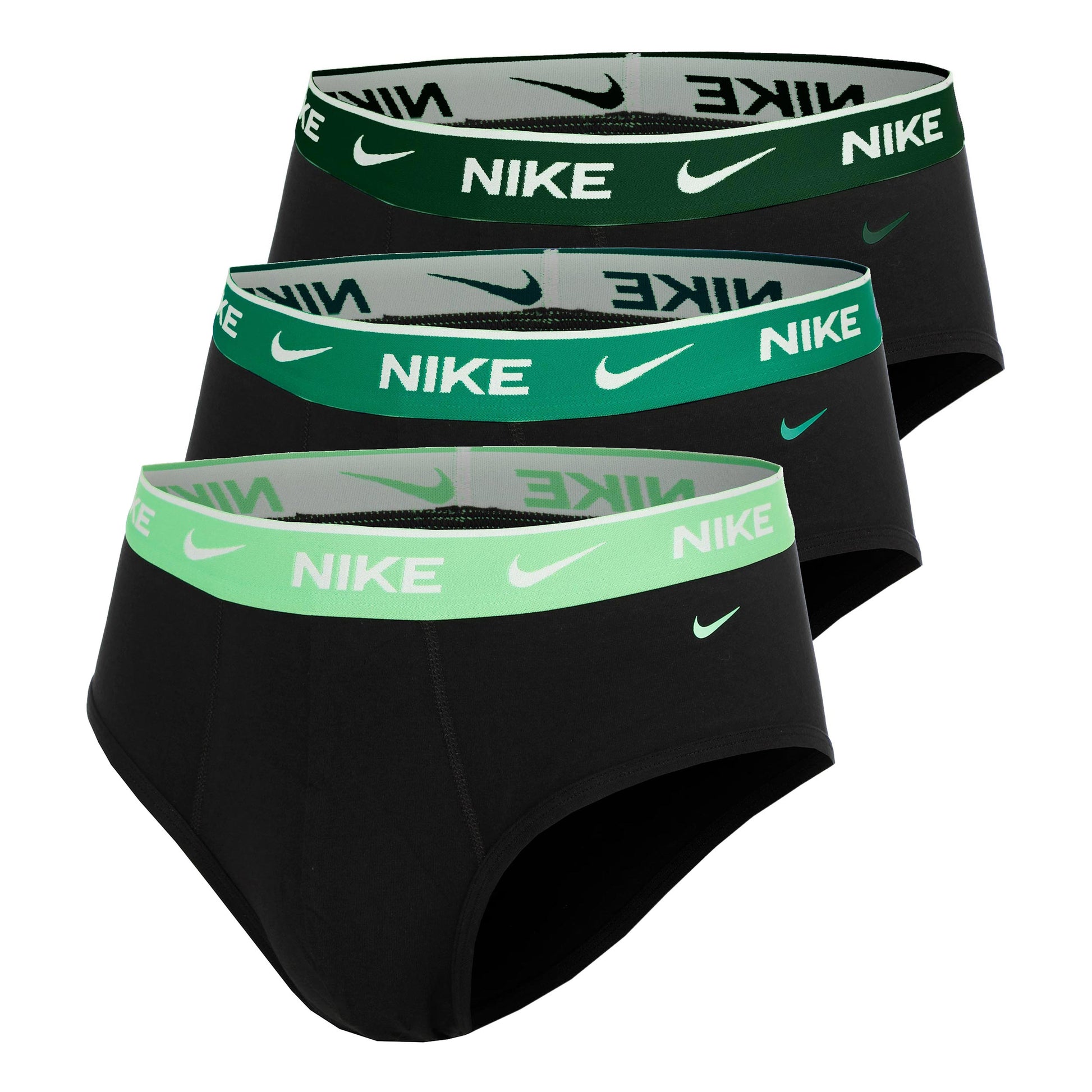 Nike Essential Cotton Stretch Brief Boksershorts Pakke med 3 Herrer - beige
