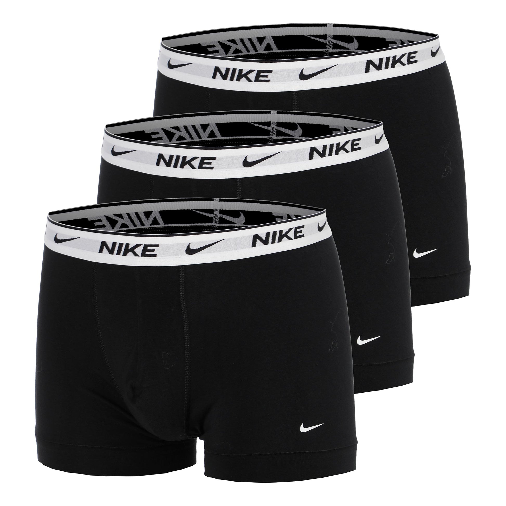 Nike Essential Cotton Stretch Trunk Boksershorts Pakke med 3 Herrer - sort, hvid
