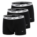 Essential Cotton Stretch Trunk Boksershorts Pakke med 3 Herrer - sort, hvid