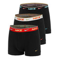 Essential Cotton Stretch Trunk Boksershorts Pakke med 3 Herrer - grå
