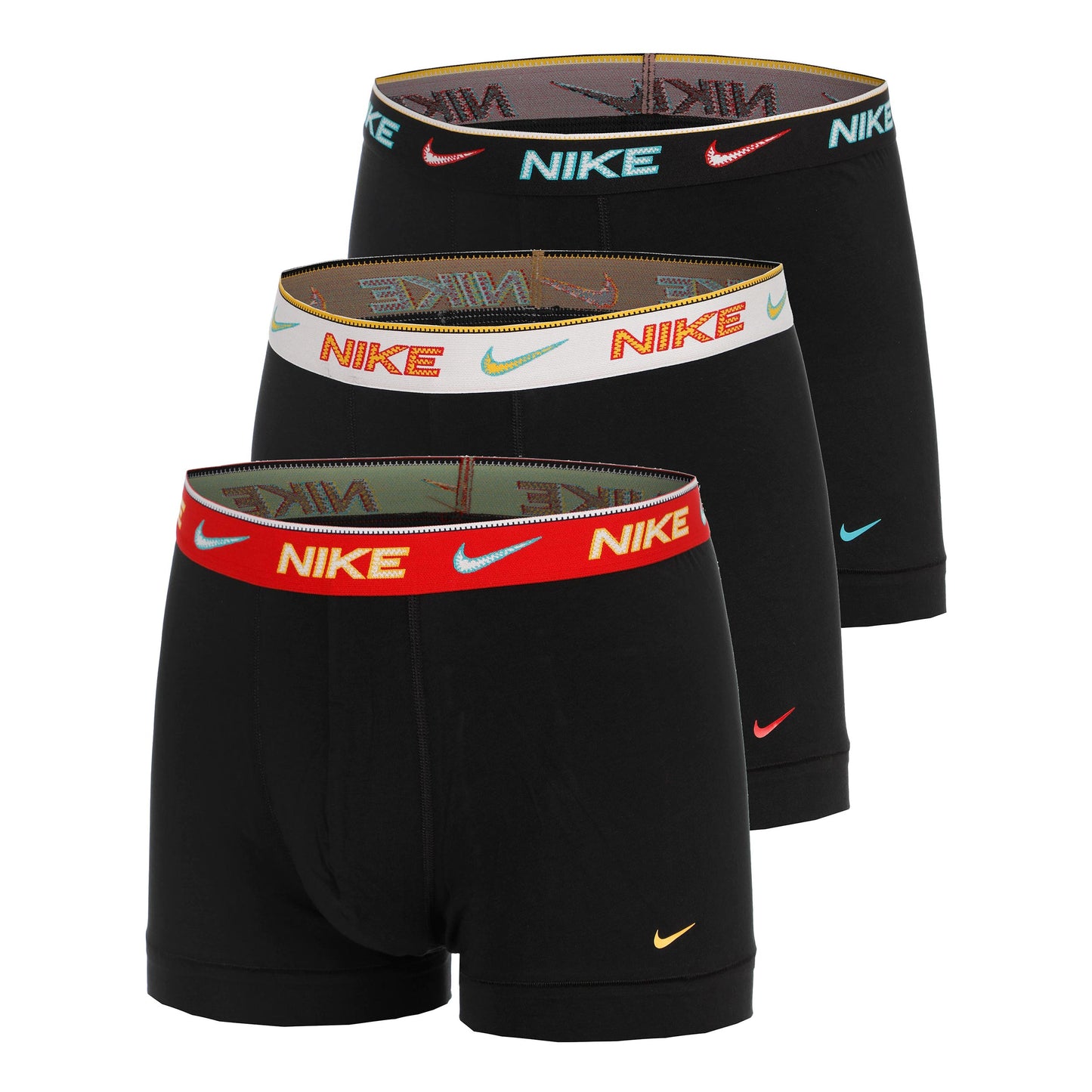 Nike Essential Cotton Stretch Trunk Boksershorts Pakke med 3 Herrer - grå