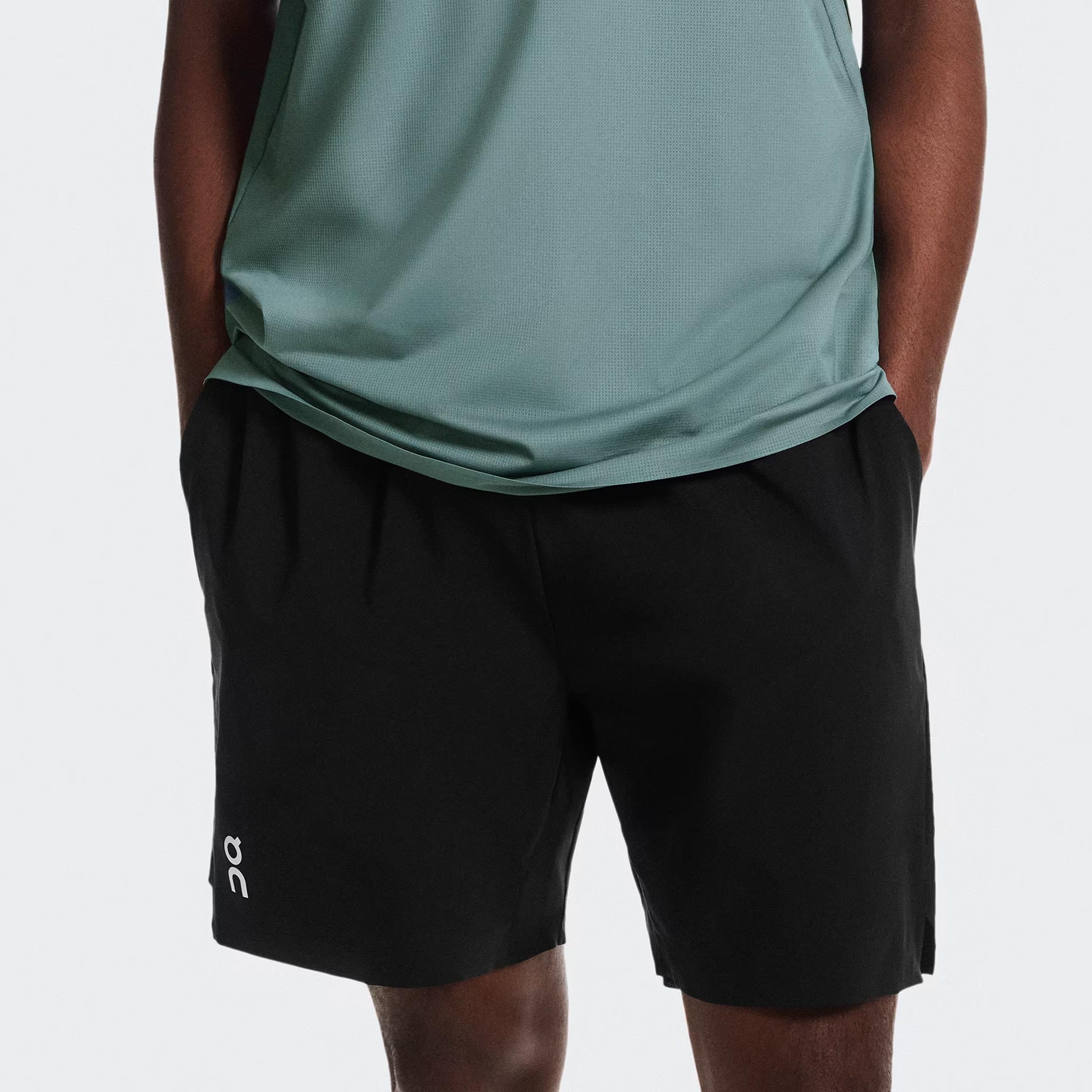 On 7" Court Shorts Herrer - sort