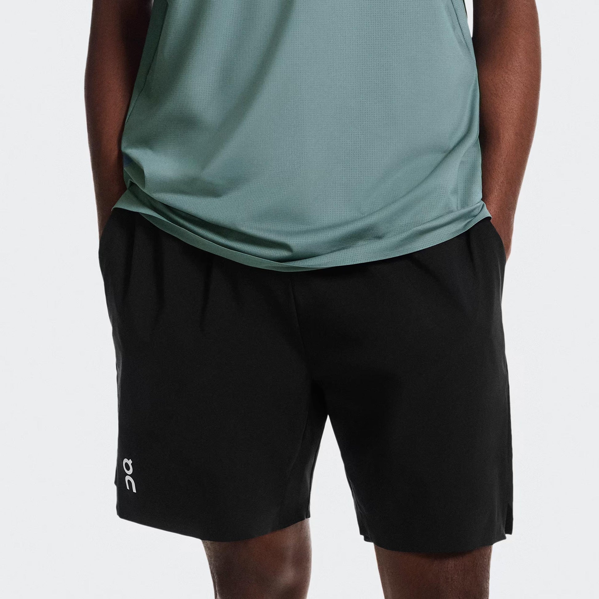 On 7" Court Shorts Herrer - sort