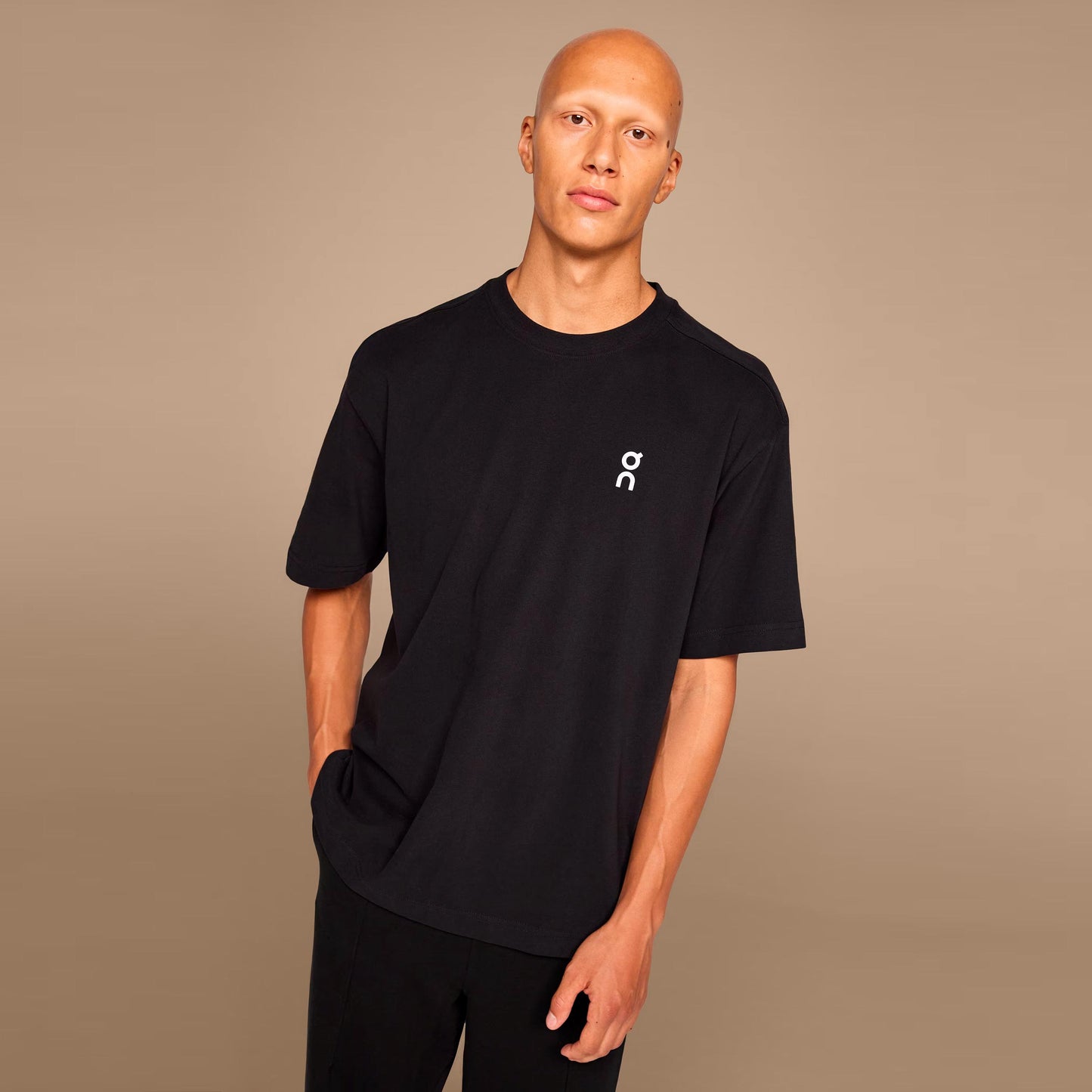 On Club- T-shirt Herrer - sort