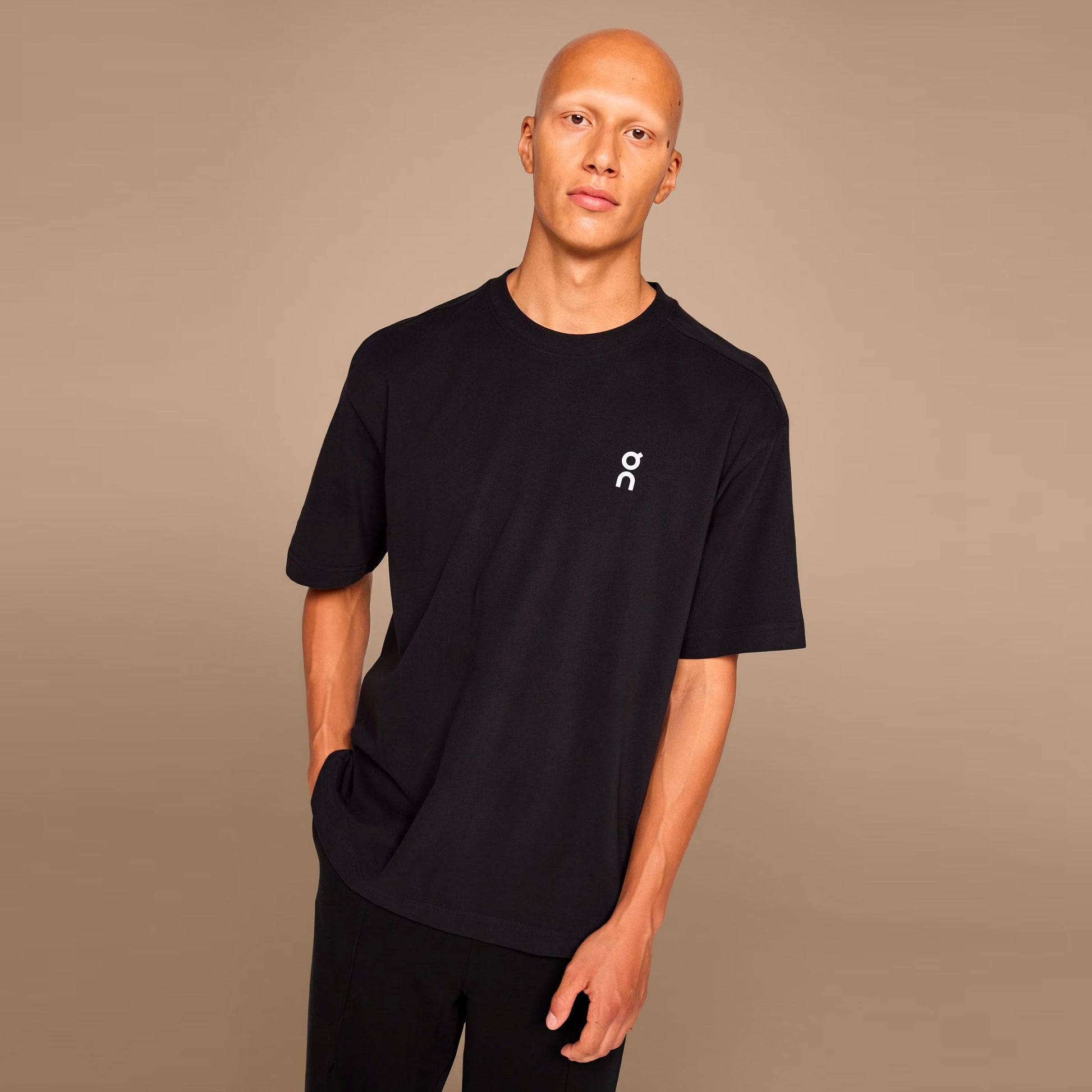 On Club- T-shirt Herrer - sort