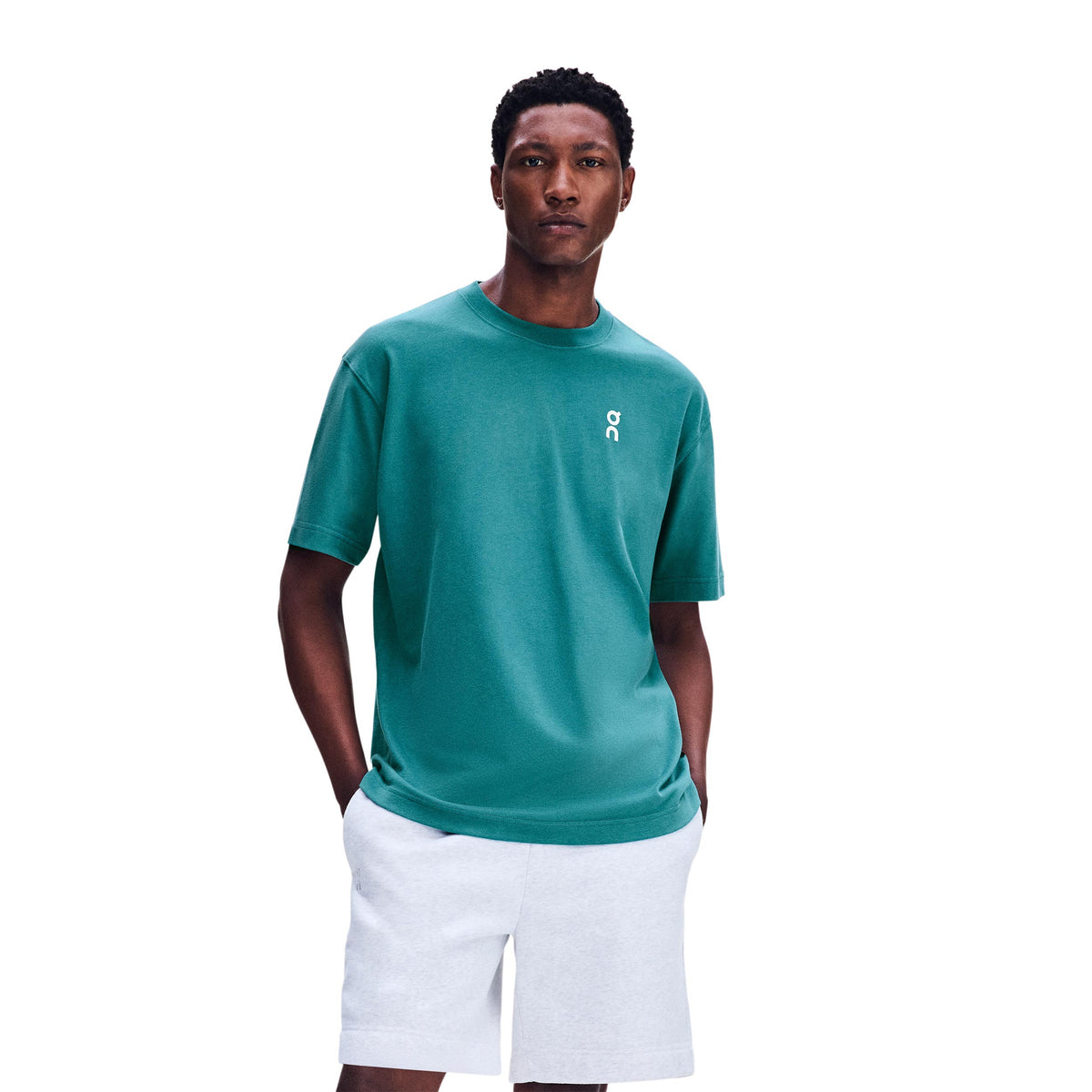 On Club- T-shirt Herrer - petrol