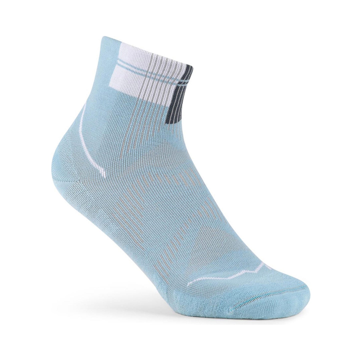 Buff Coolnet Quarter  Løbesokker Unisex-lyseblå