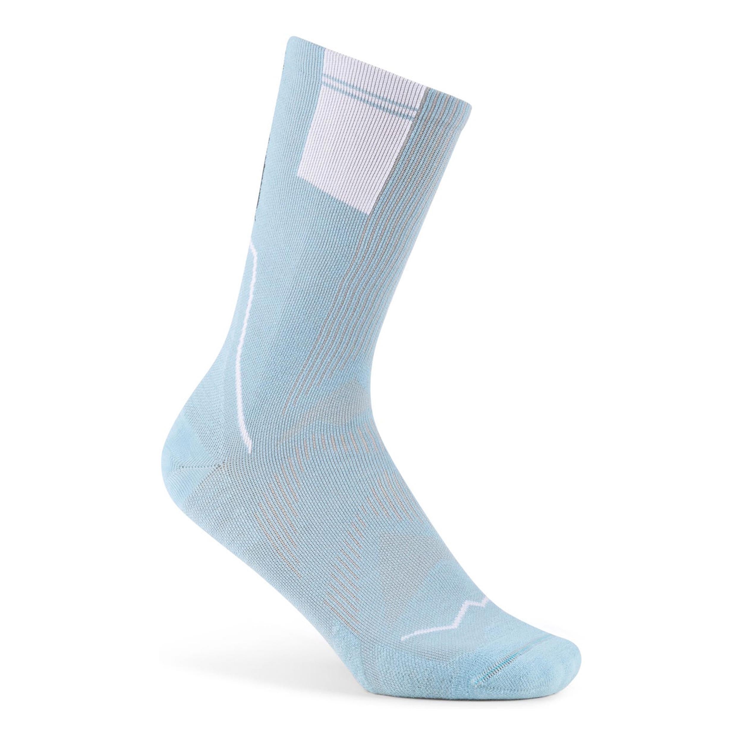 Buff Coolnet Crew  Løbesokker Unisex-lyseblå