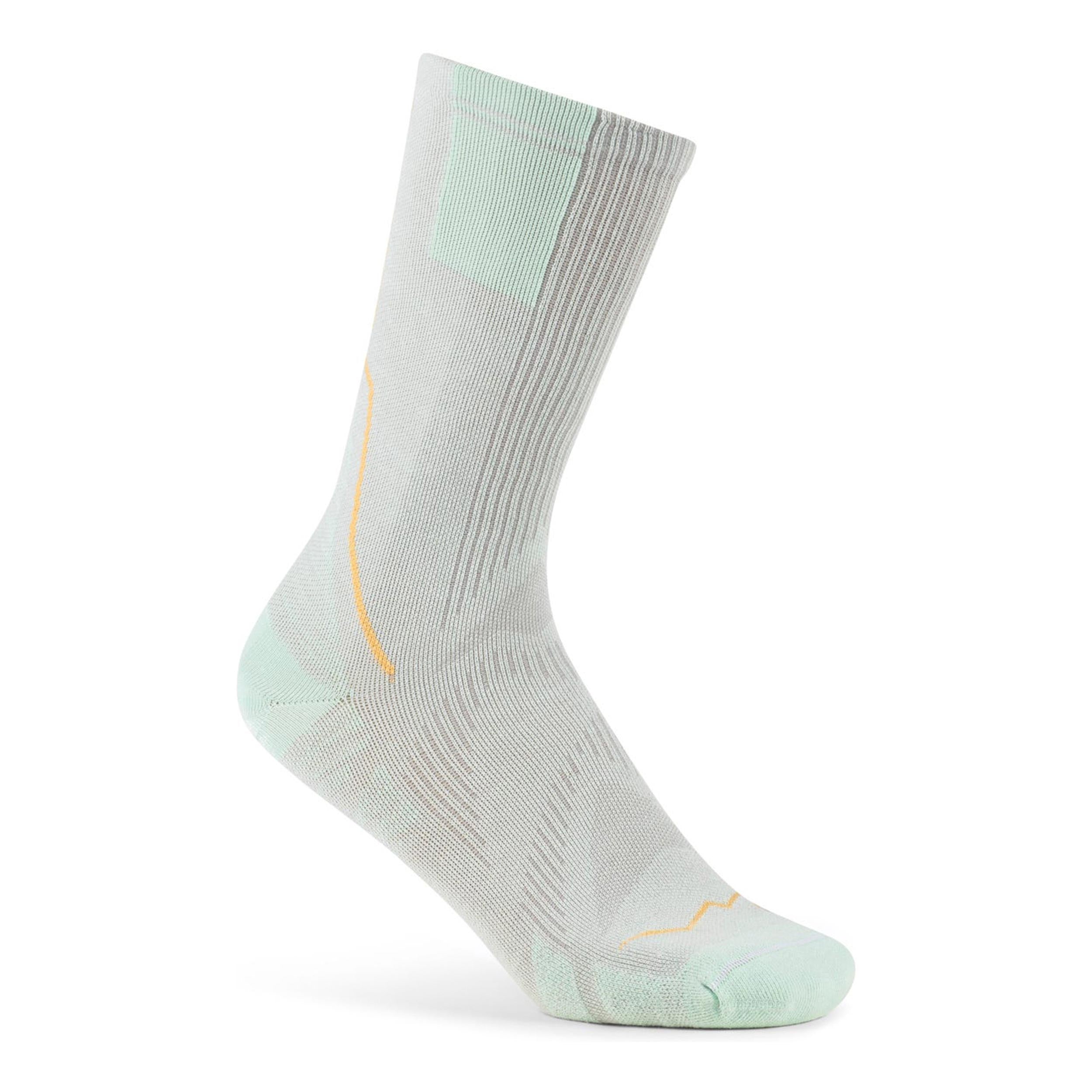 Buff Coolnet Crew  Løbesokker Unisex-grøn, flerfarvet