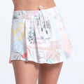 High Waist Weave It To Me Nederdel Damer - hvid, flerfarvet