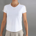 T-shirt Damer-hvid, beige