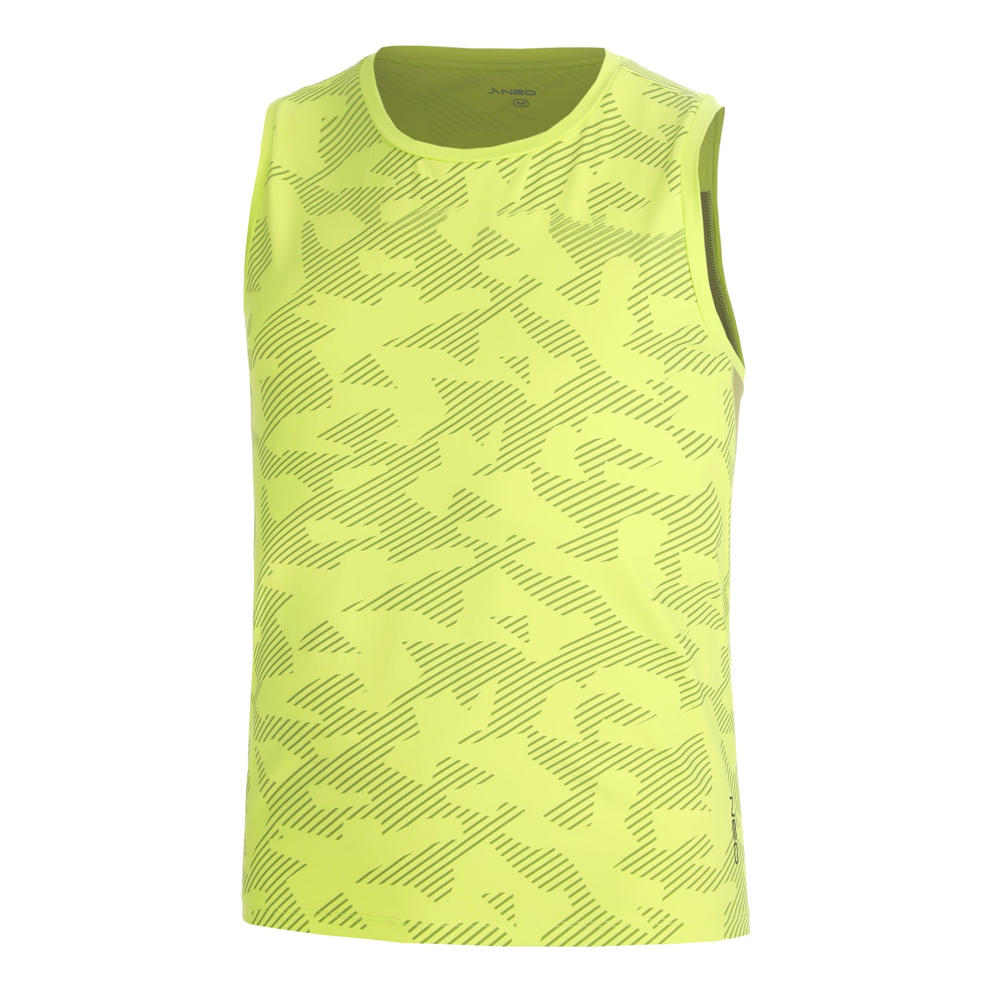 NEO Feel the Vybe AOP Løbetrøje Herrer-lime