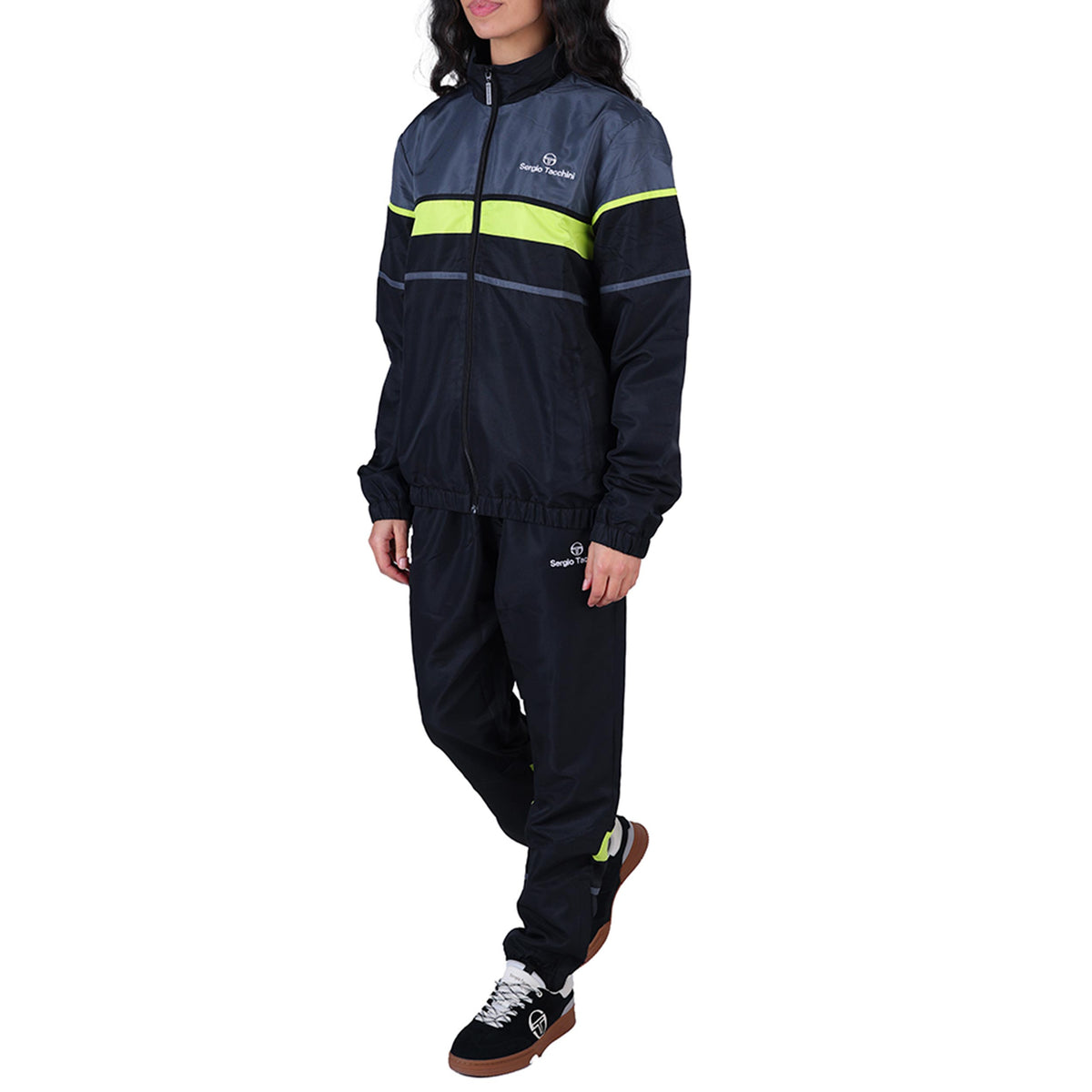 Sergio Tacchini Scorpione Træningsdragt Herrer - sort, grå