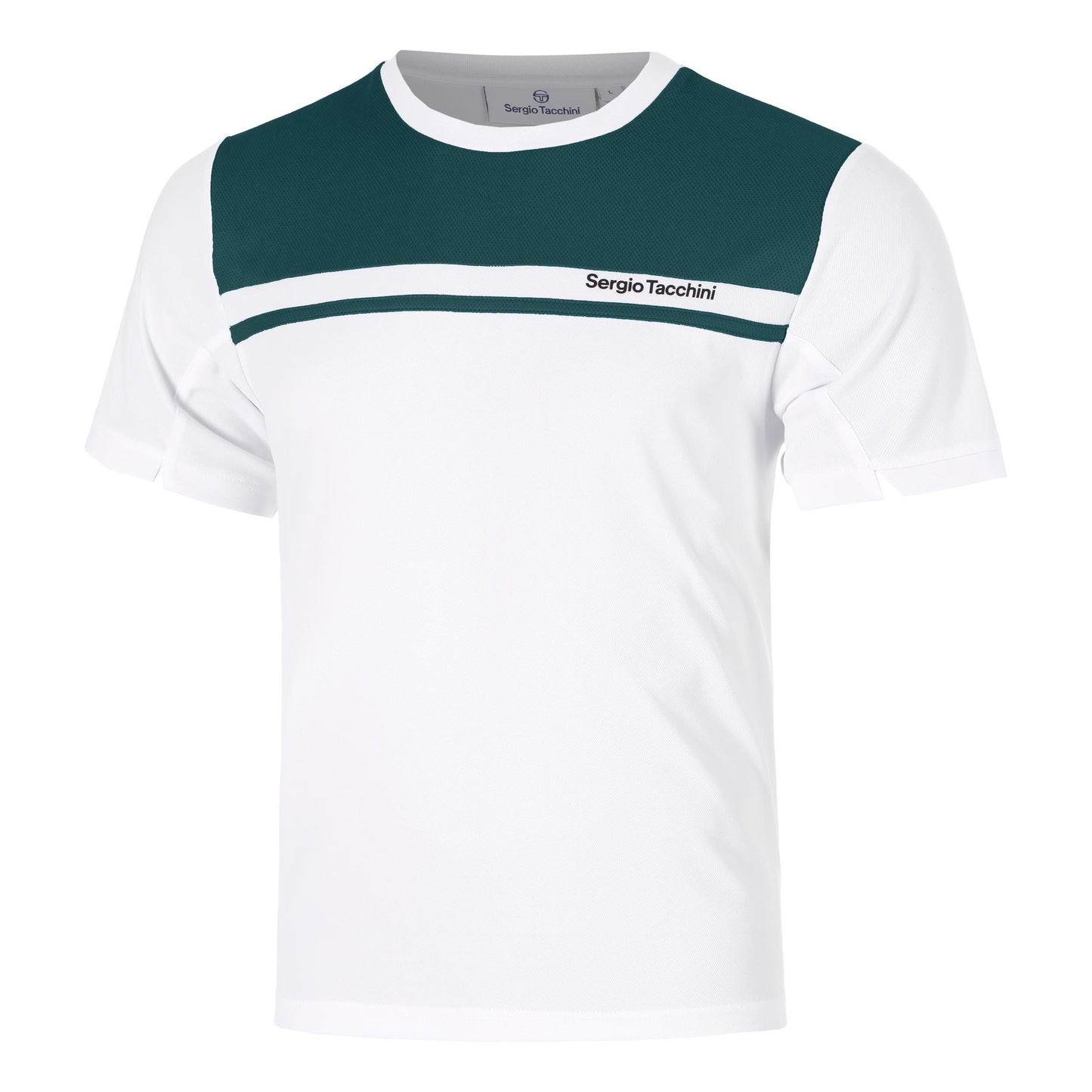 Sergio Tacchini Riflesso PL T-shirt Herrer - hvid, petrol