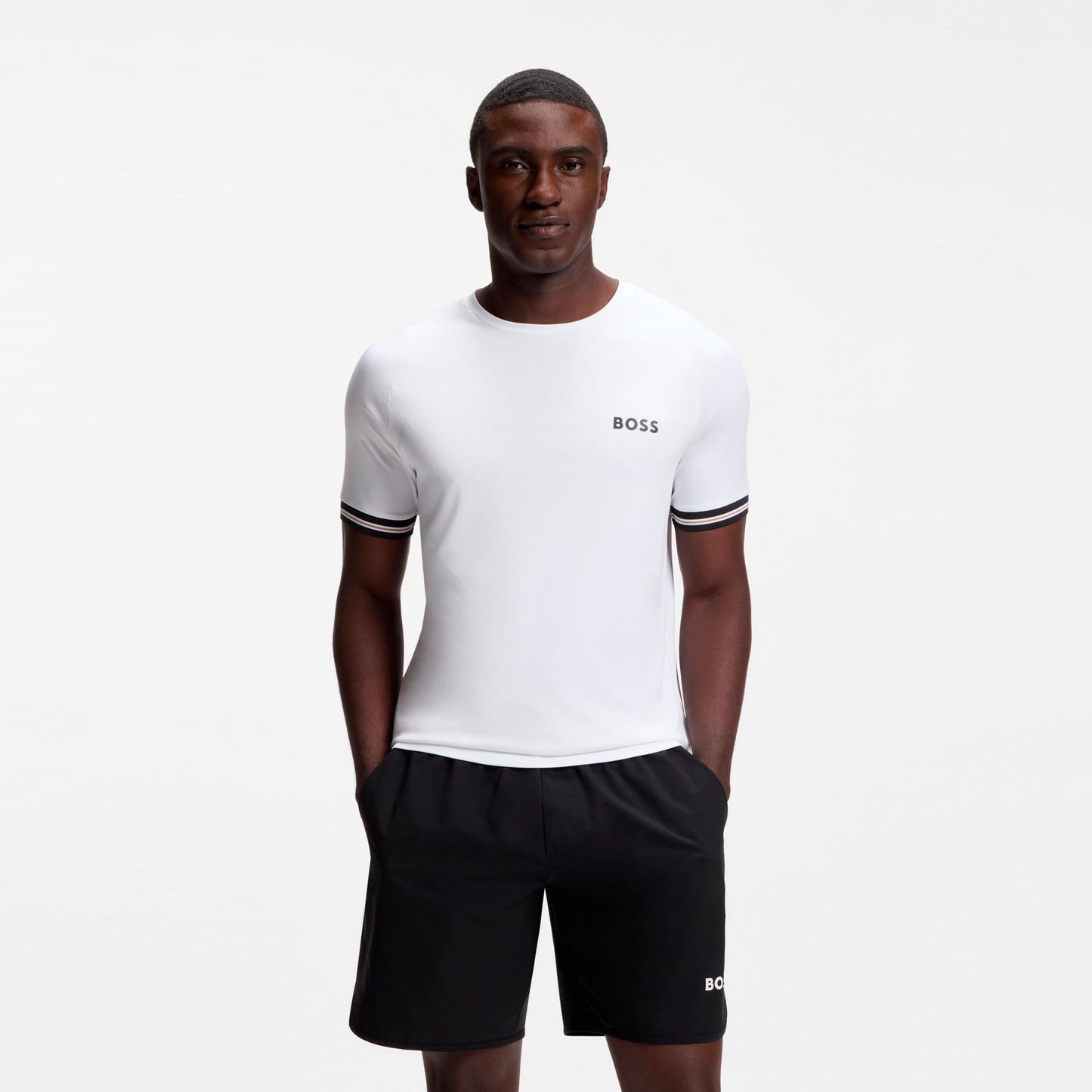 BOSS Serve 2 T-shirt Herrer-hvid