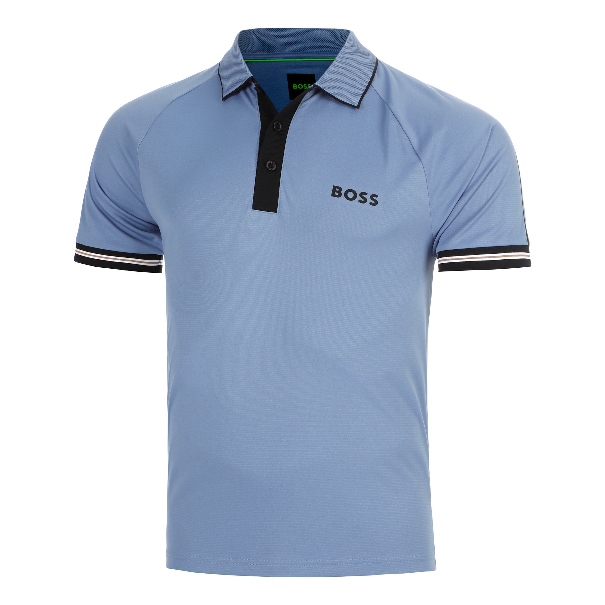 BOSS Serve Polo Herrer-blå-grå