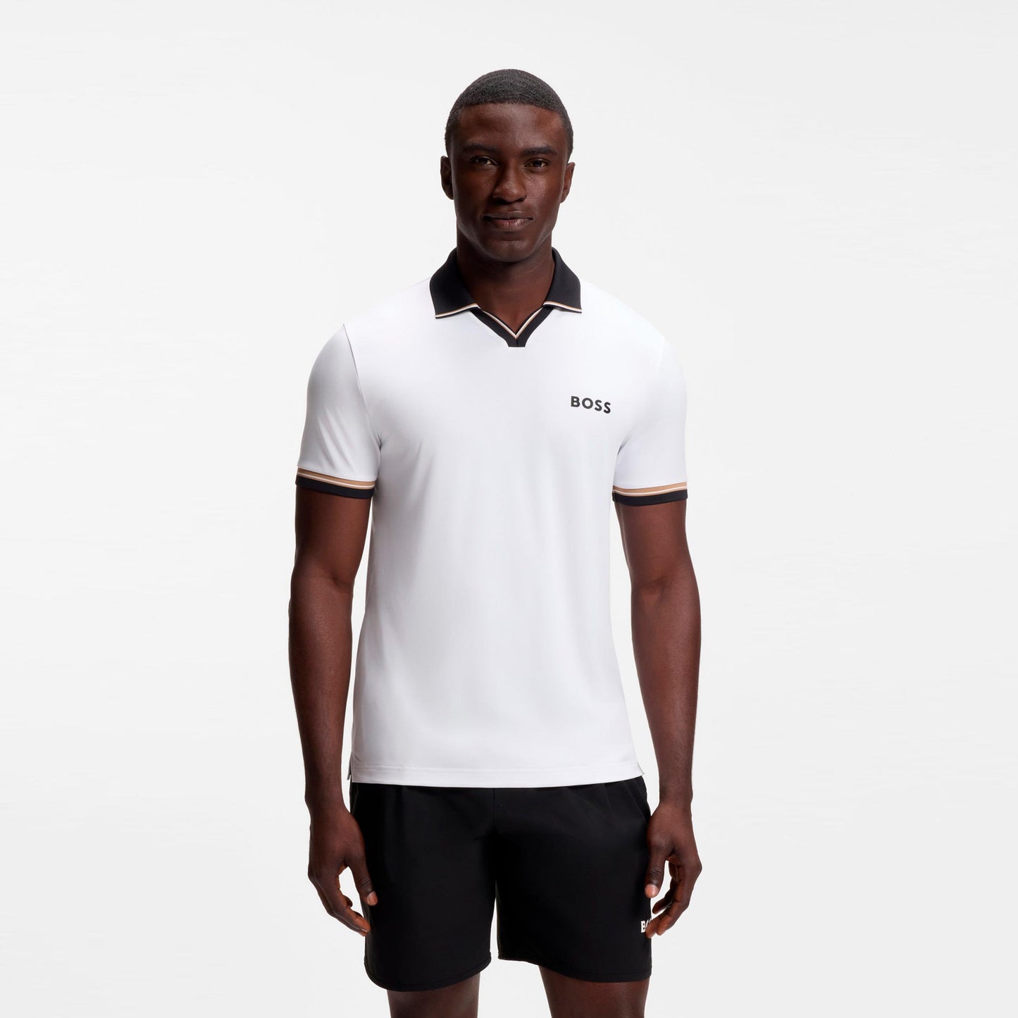 BOSS Serve 2 Polo Herrer-hvid