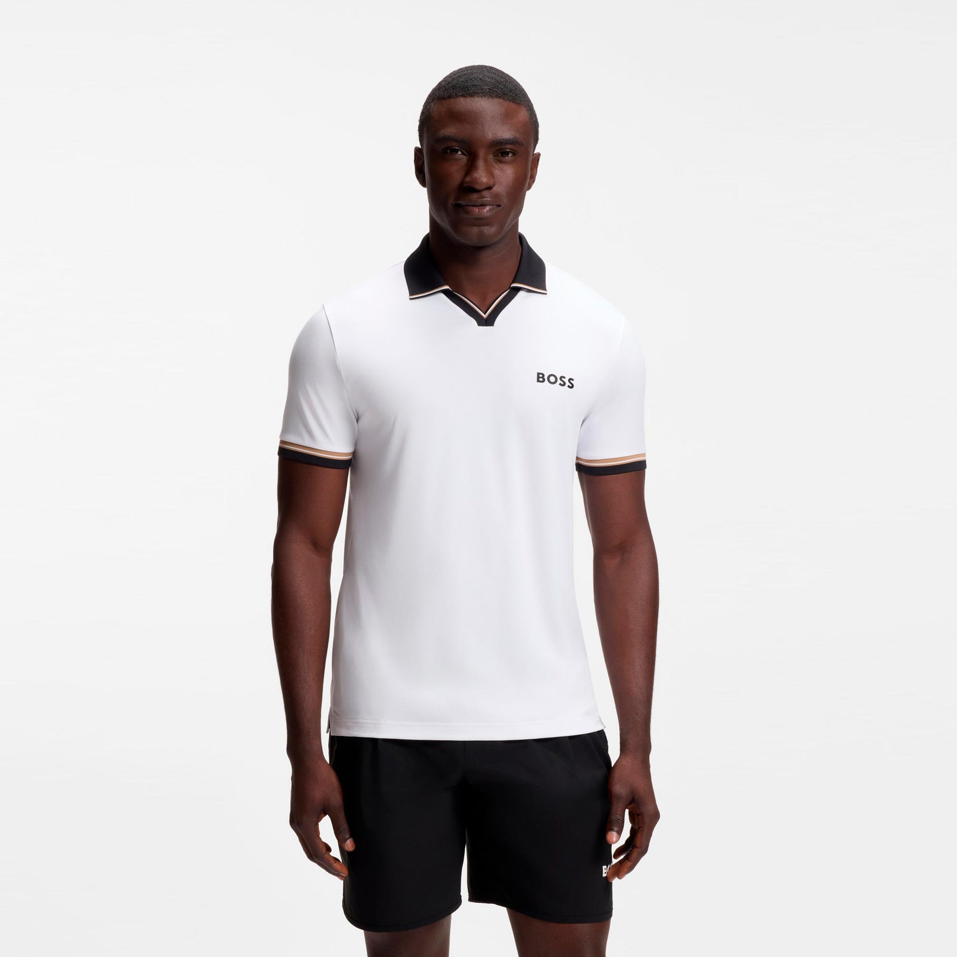 BOSS Serve 2 Polo Herrer-hvid