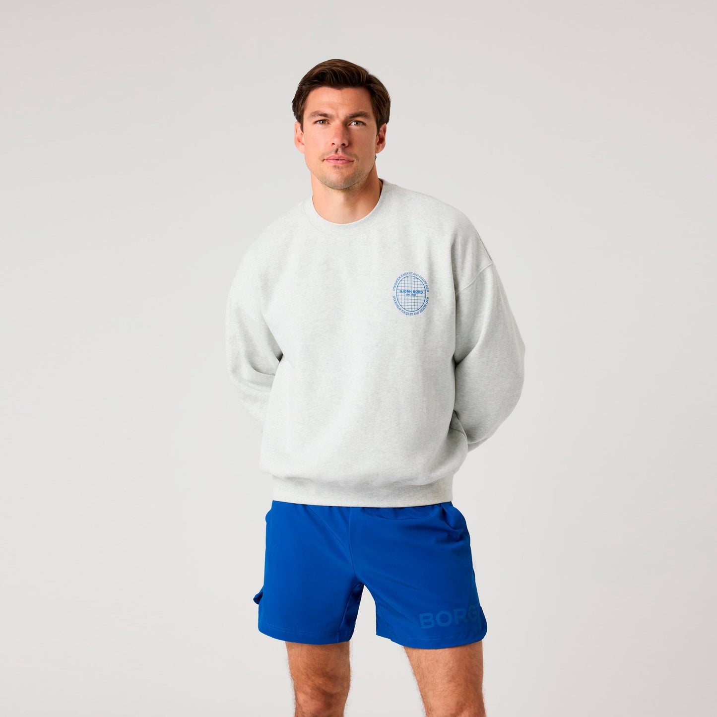 Björn Borg Ace Oversized Sweatshirt Herrer - lysegrå