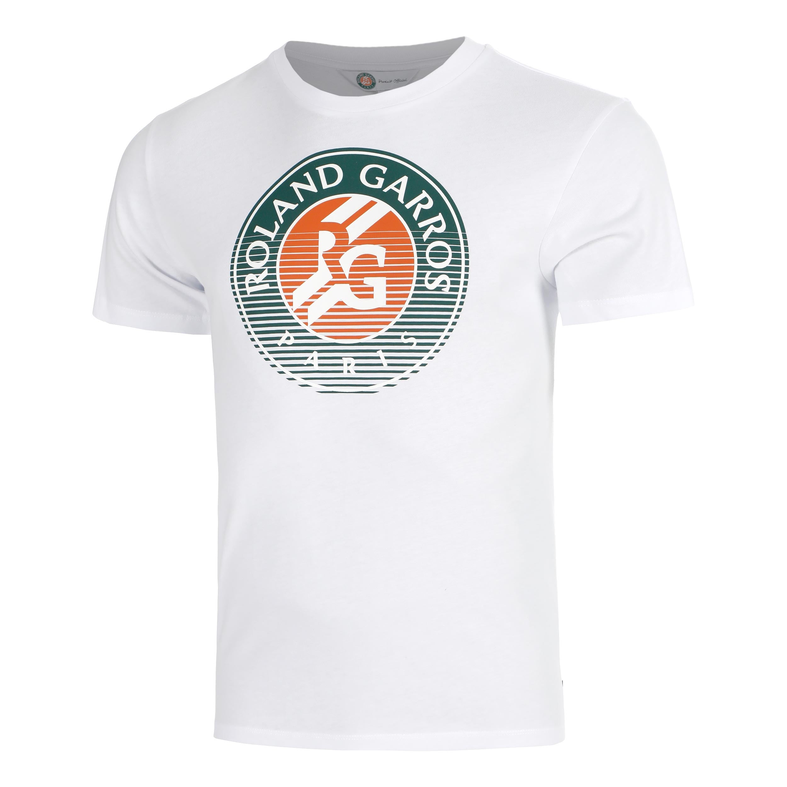 Roland Garros Big Logo T-shirt Herrer - hvid