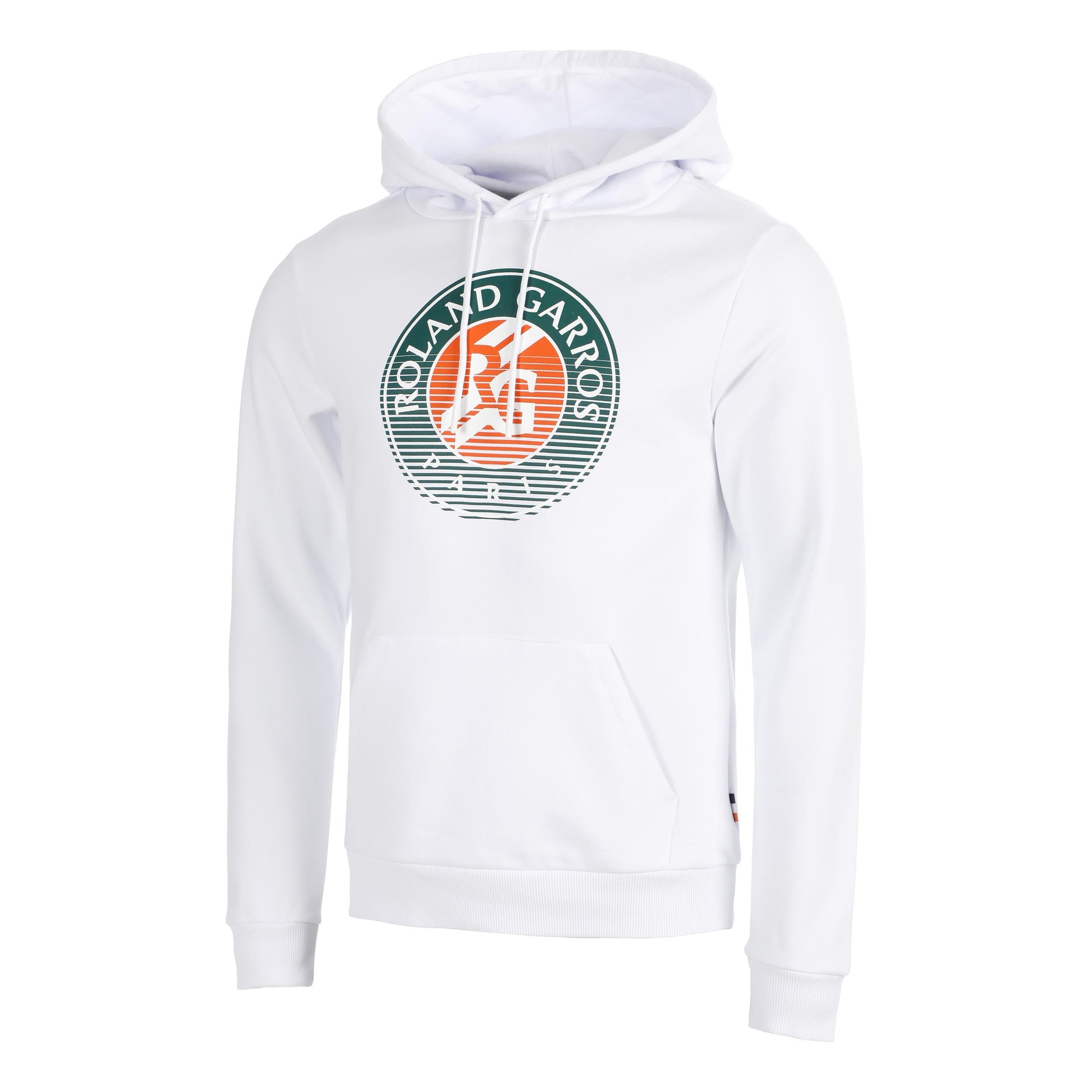 Roland Garros Big Logo Hættetrøje Herrer - hvid