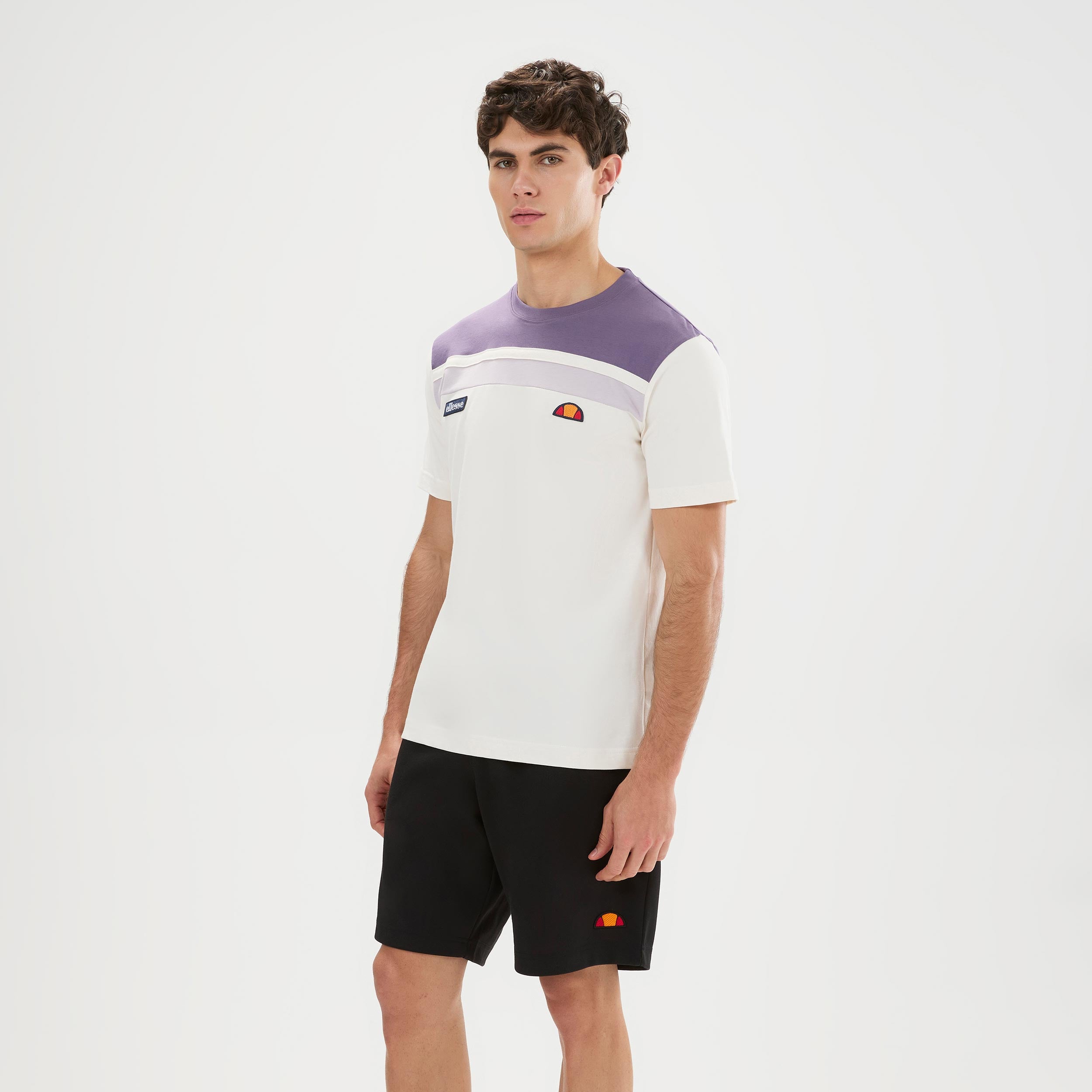 Ellesse Vignola T-shirt Herrer - creme, syren