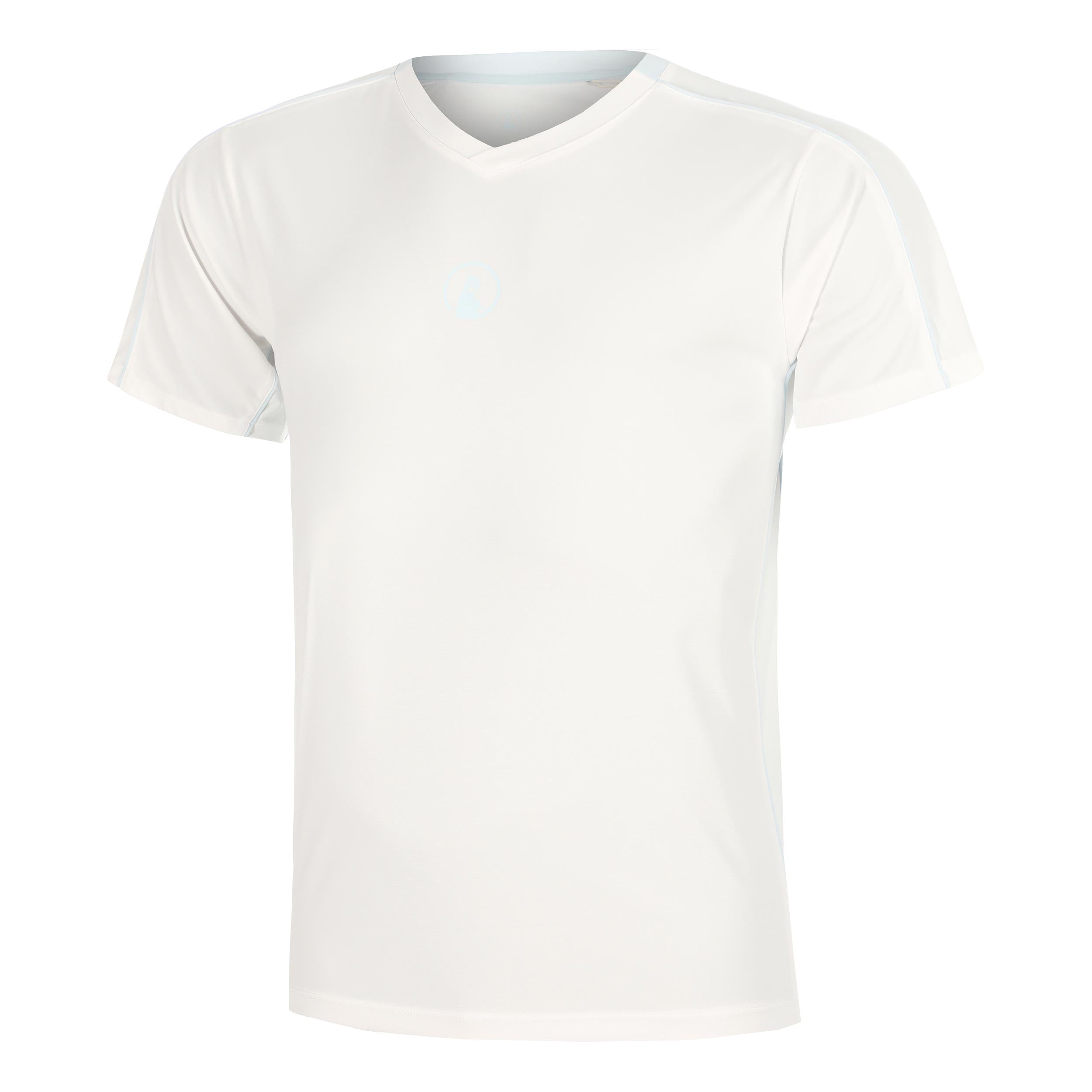 Quiet Please Memories Topspin V-Neck T-shirt Herrer - offwhite