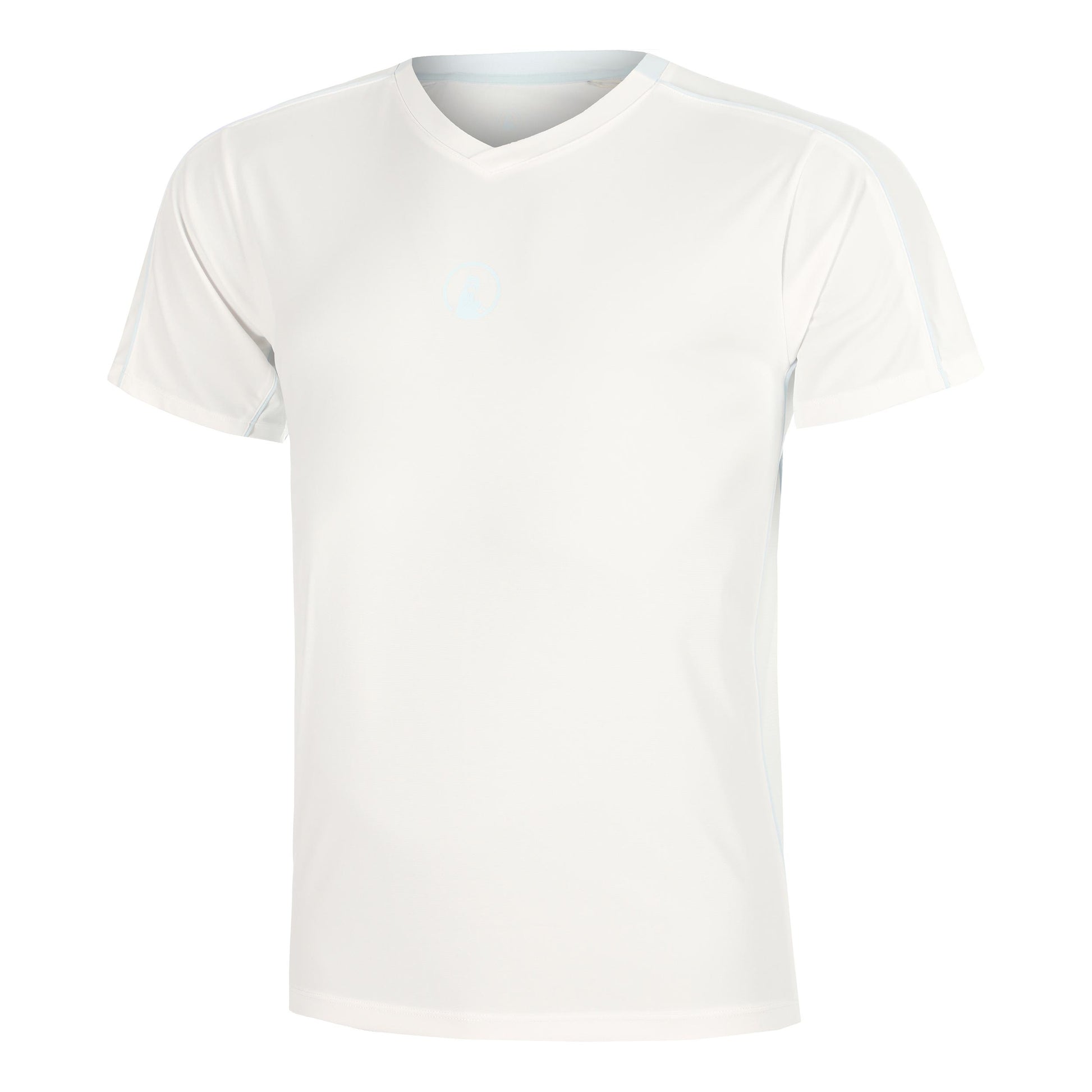 Quiet Please Memories Topspin V-Neck T-shirt Herrer - offwhite