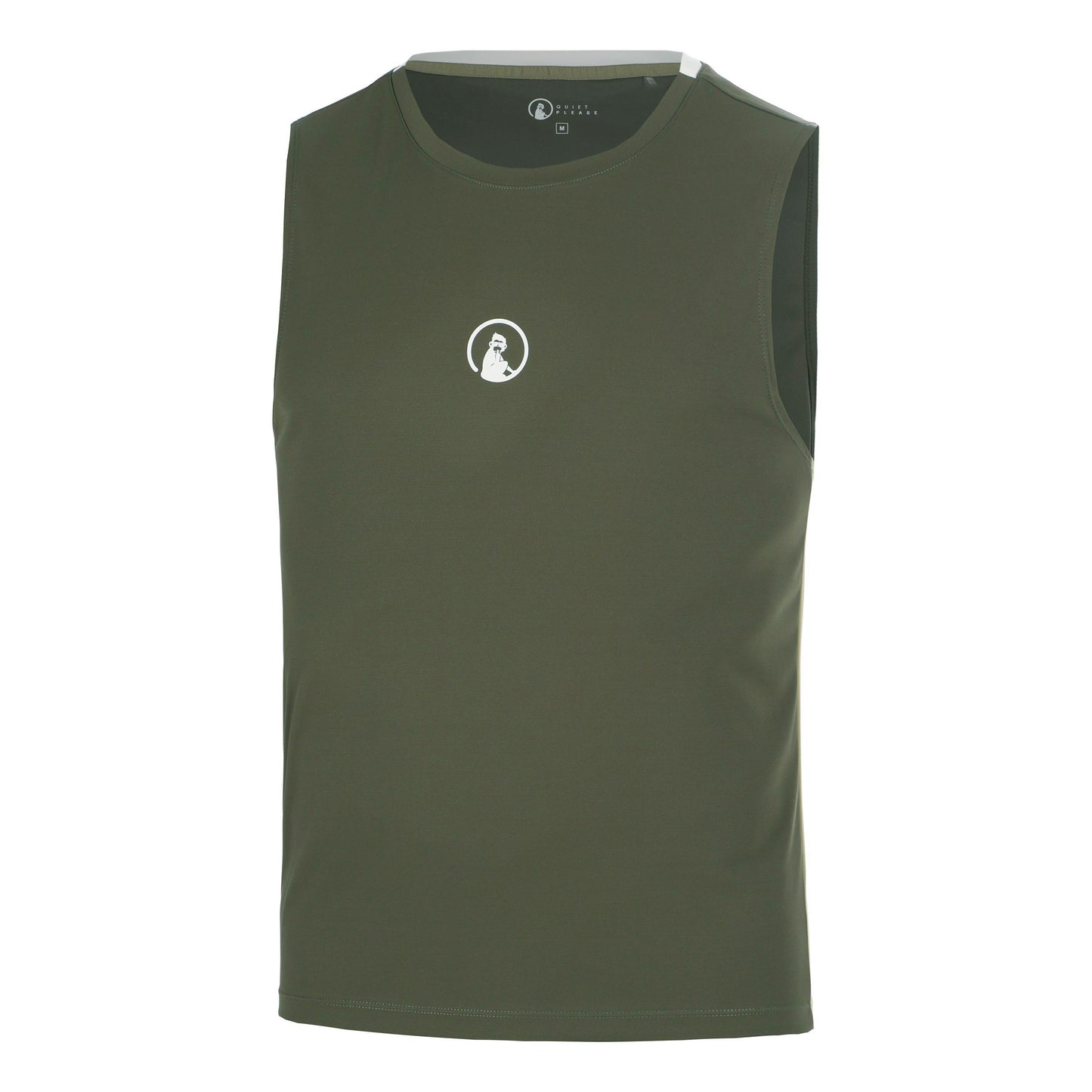 Quiet Please Memories Winner Tech Tanktop Herrer - mørkegrøn