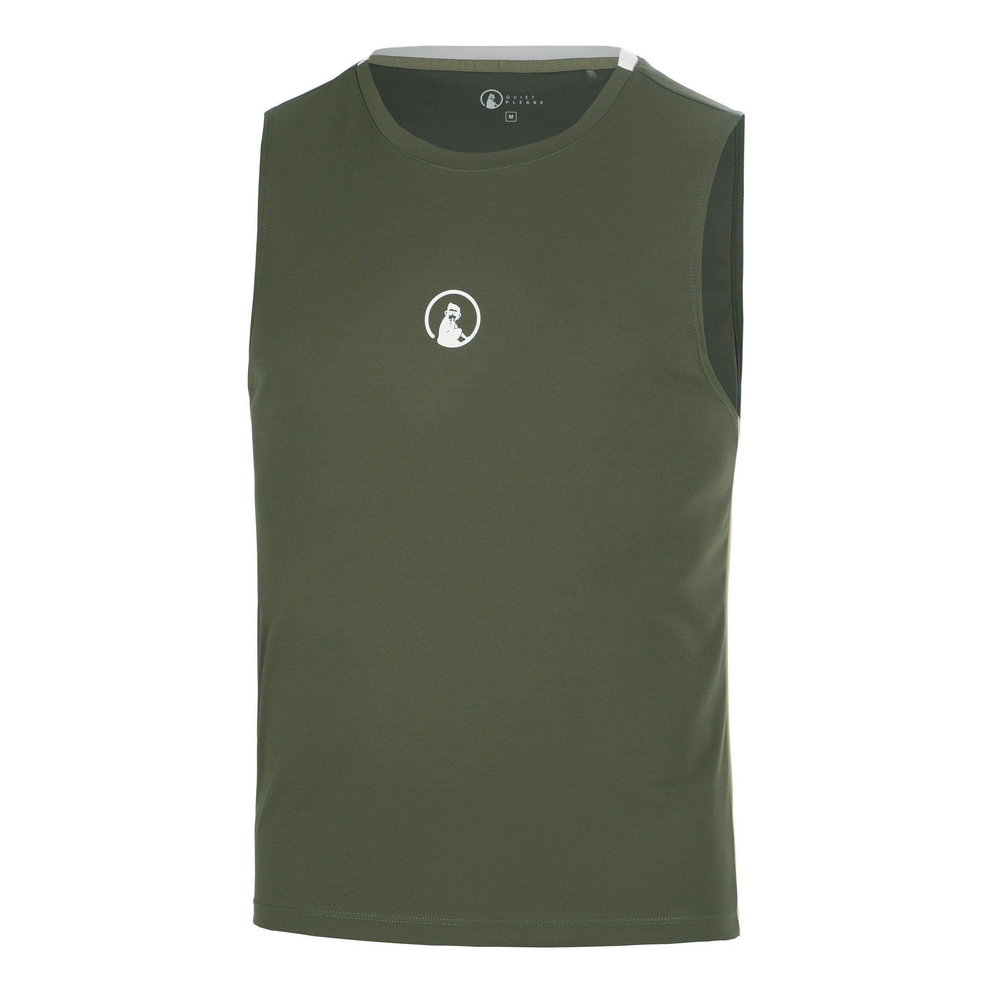Quiet Please Memories Winner Tech Tanktop Herrer - mørkegrøn