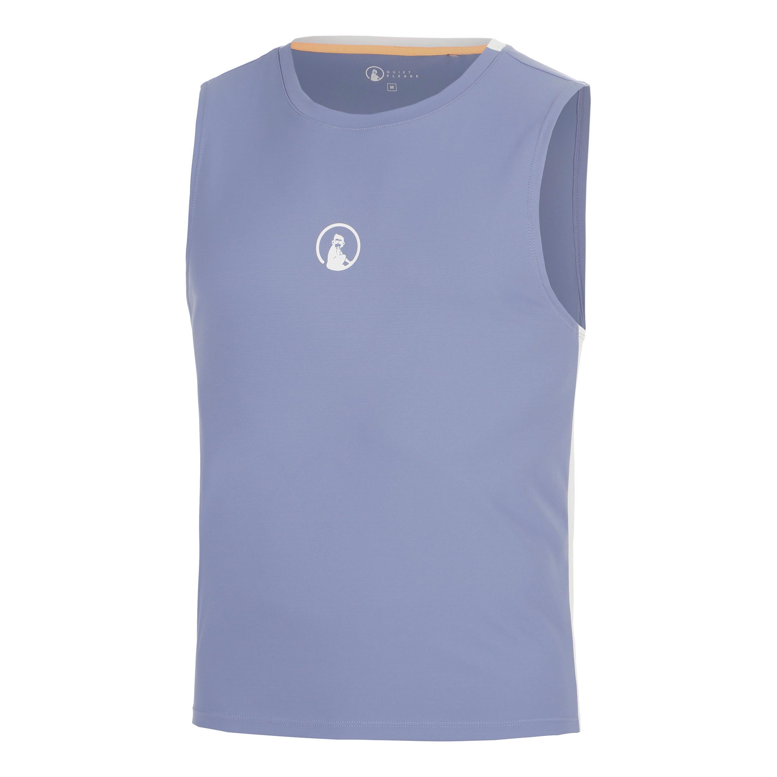 Quiet Please Glow Winner Tech Tanktop Herrer - blå