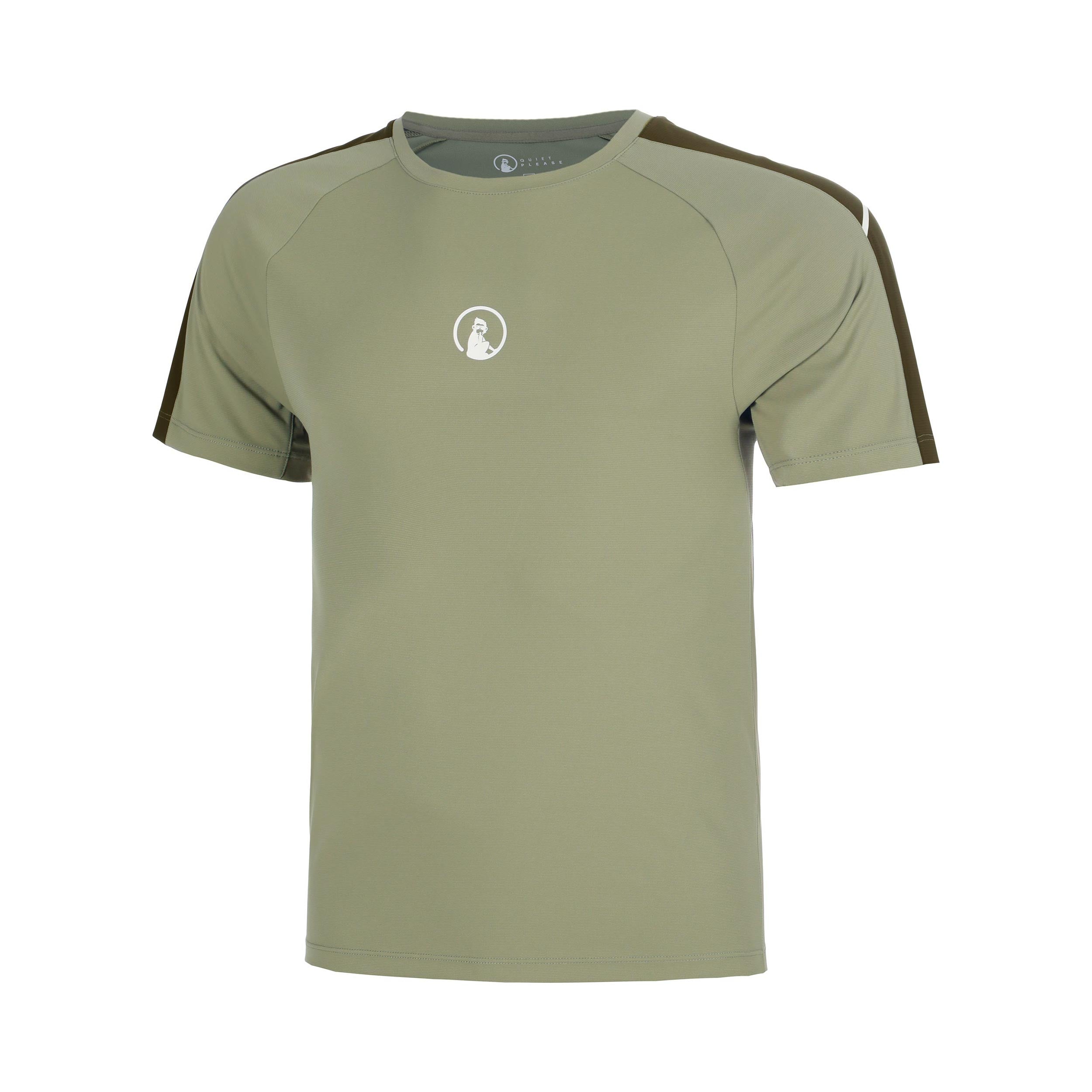 Quiet Please Memories Winner Tech T-shirt Drenge - kaki