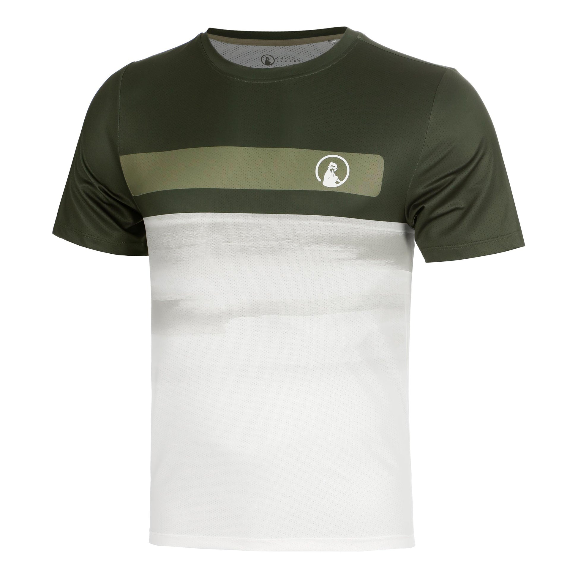 Quiet Please Memories Receiver Faded Wipe T-shirt Herrer - mørkegrøn