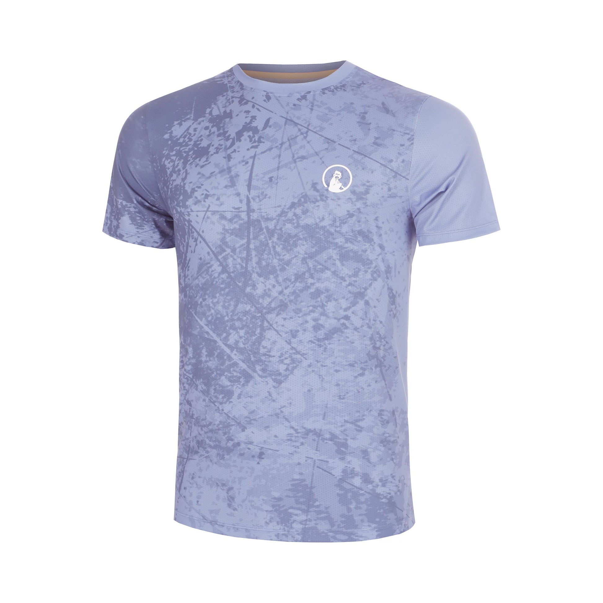 Quiet Please Glow Receiver Scrubbled T-shirt Drenge - blå